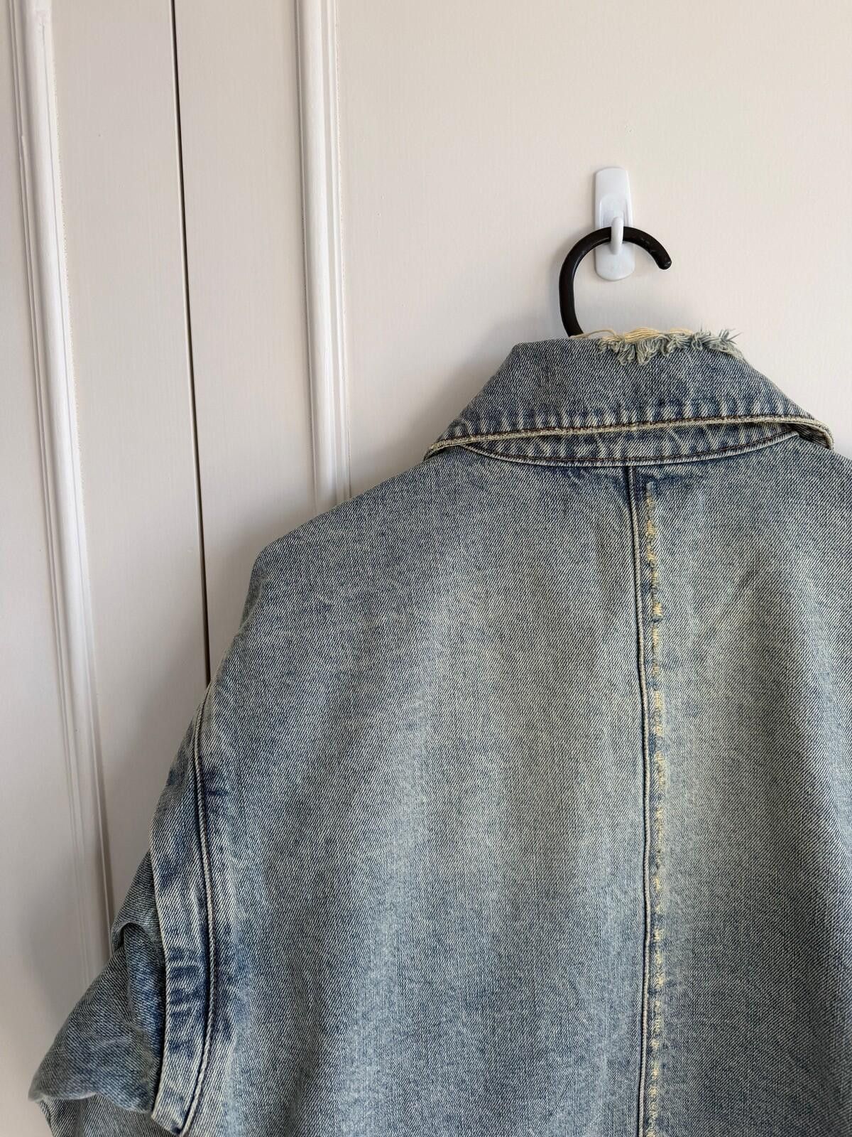 Ksubi new Ksubi womens blue campbell echoes denim Jacket small s Size S / US 4 / IT 40 - 7 Thumbnail