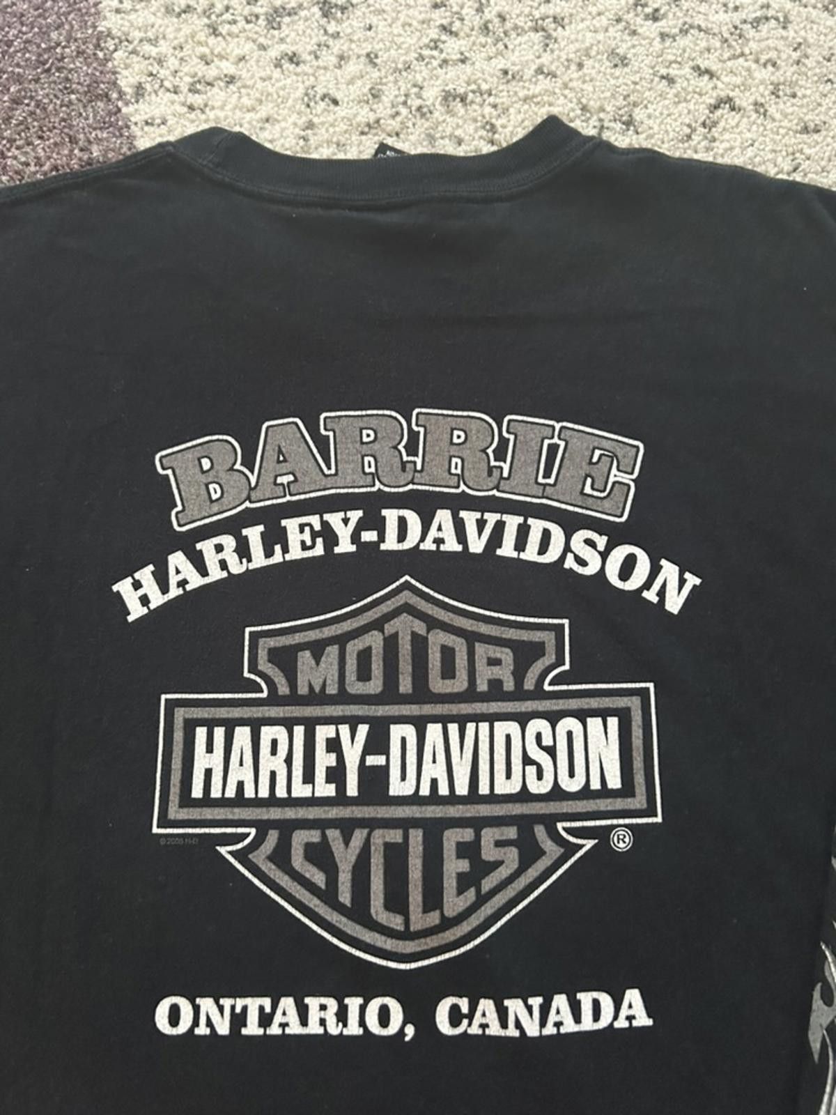 Harley Davidson Harley-Davidson Long Sleeve Tee - Black Eagle Design Size US L / EU 52-54 / 3 - 5 Thumbnail