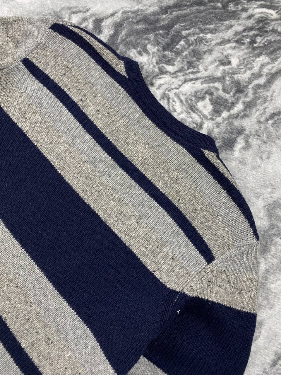 Armani Vintage Armani Jeans Wool Knit Sweater Big Monogram Logo Size US M / EU 48-50 / 2 - 8 Thumbnail