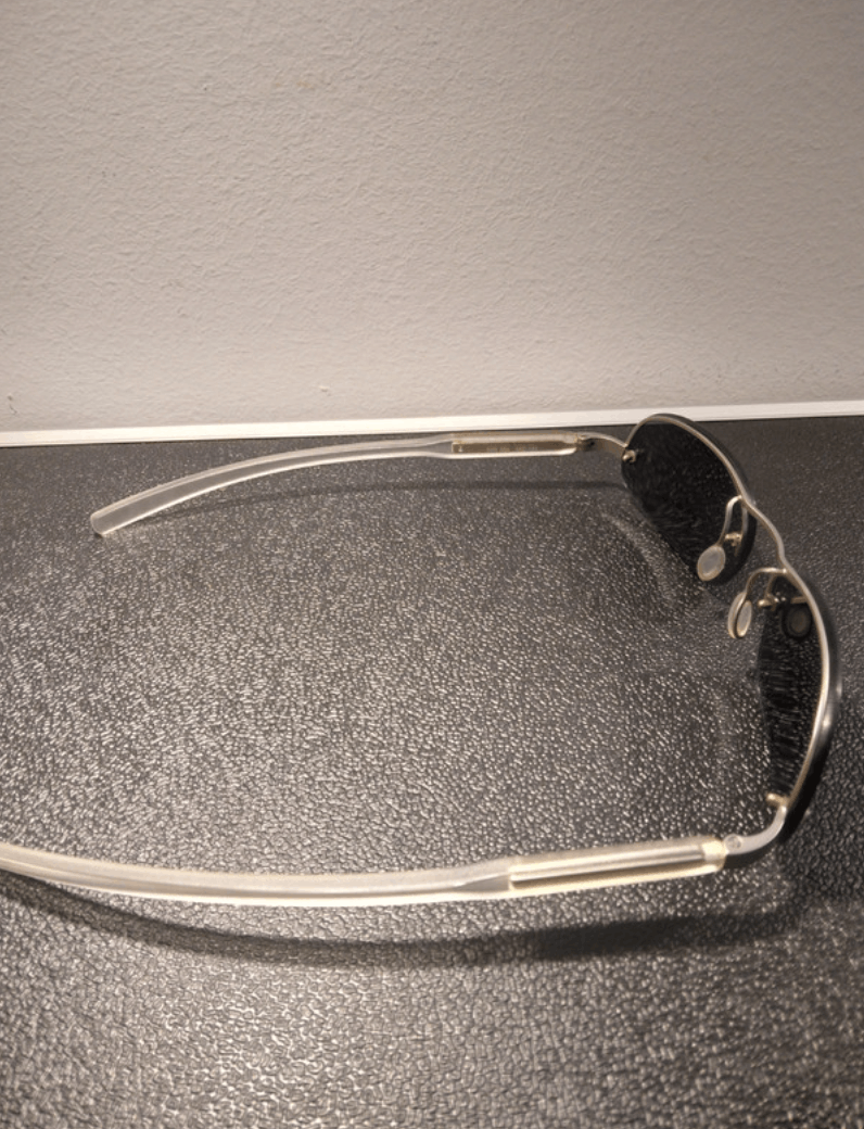 Miu Miu × Prada × Vintage Prada Sunglasses Star Flame Mask Wrap Shield Metal Symbole Size ONE SIZE - 3 Thumbnail
