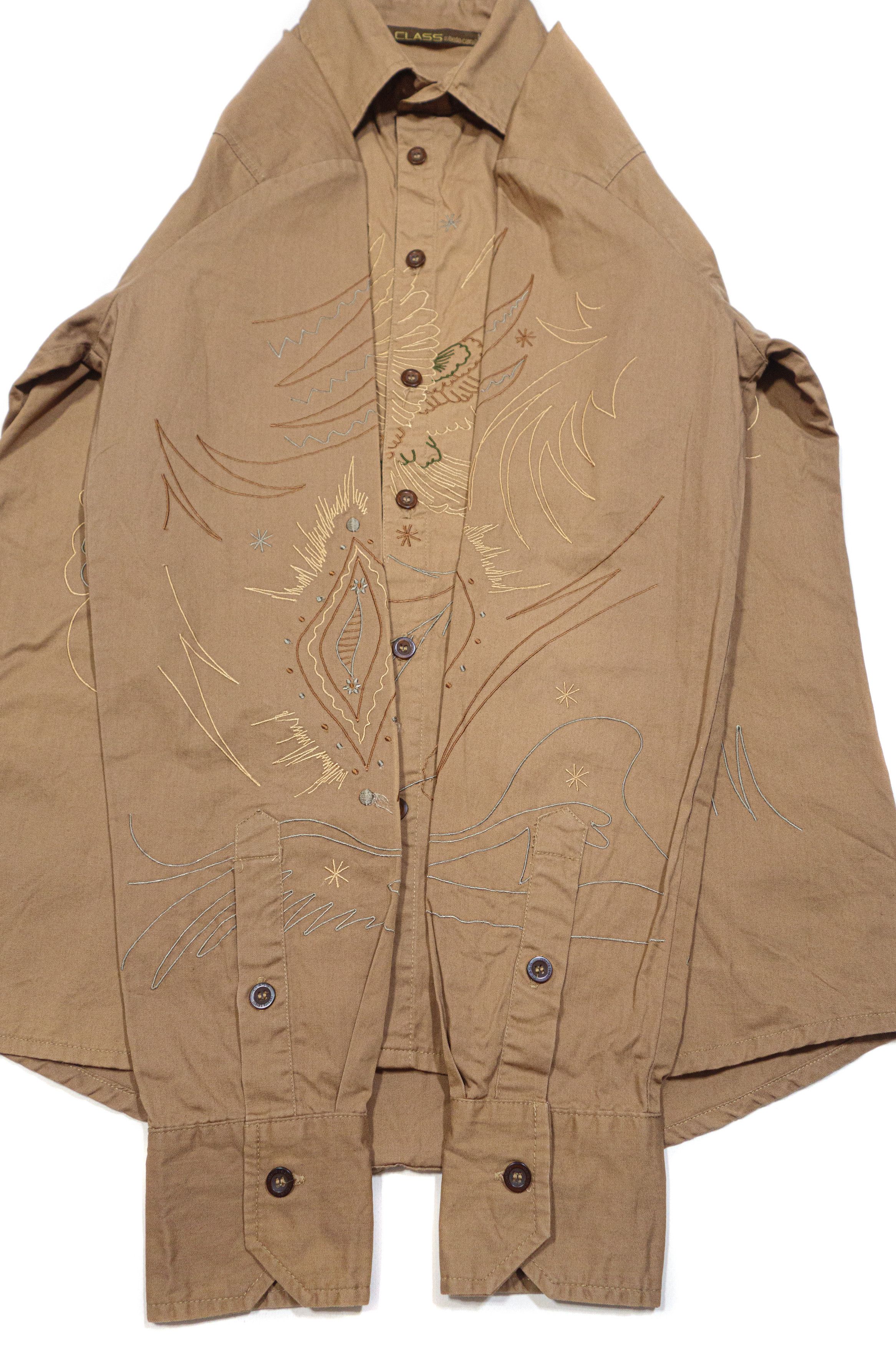 Cavalli Class 00S Eagle Texas Embroidered Shirt Vintage Size US M / EU 48-50 / 2 - 5 Thumbnail