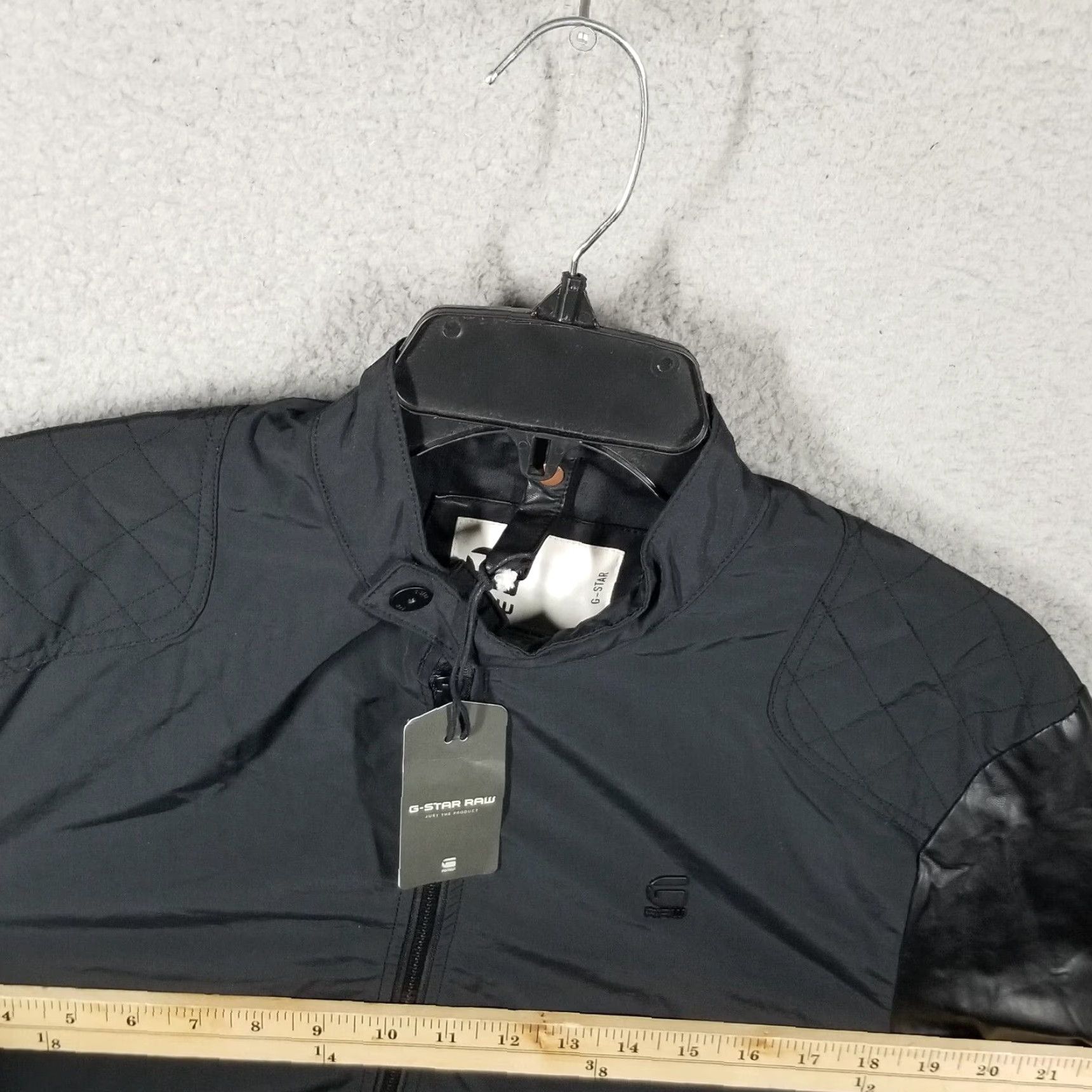 G-Star G-Star Raw Edla Dizrey Bomber Jacket Men Large Black Slim Fit NWT Size US L / EU 52-54 / 3 - 6 Thumbnail