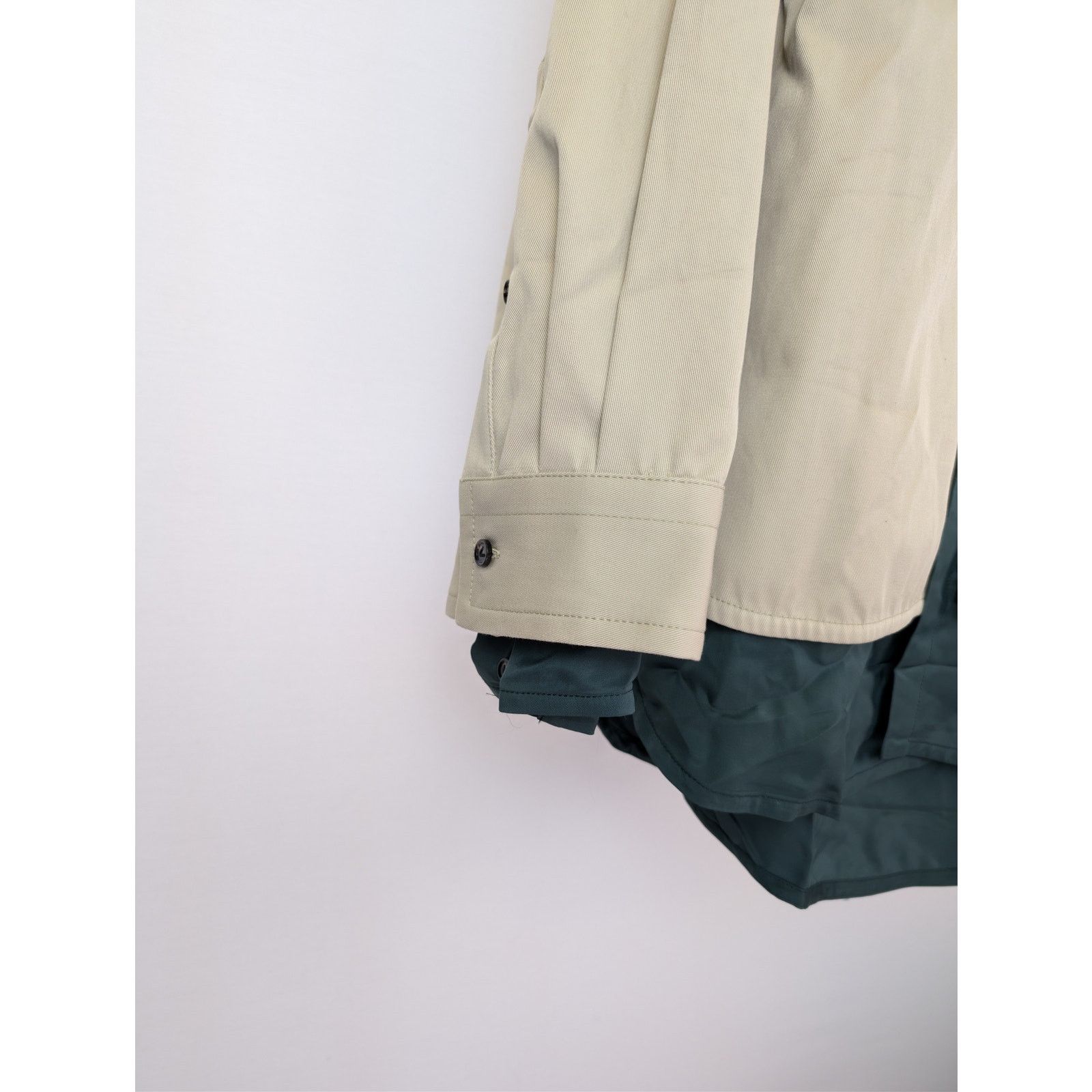 Bottega Veneta o1rshd1 Cotton Twill Overshirt Button up Shirt in Travertine Size US M / EU 48-50 / 2 - 6 Thumbnail