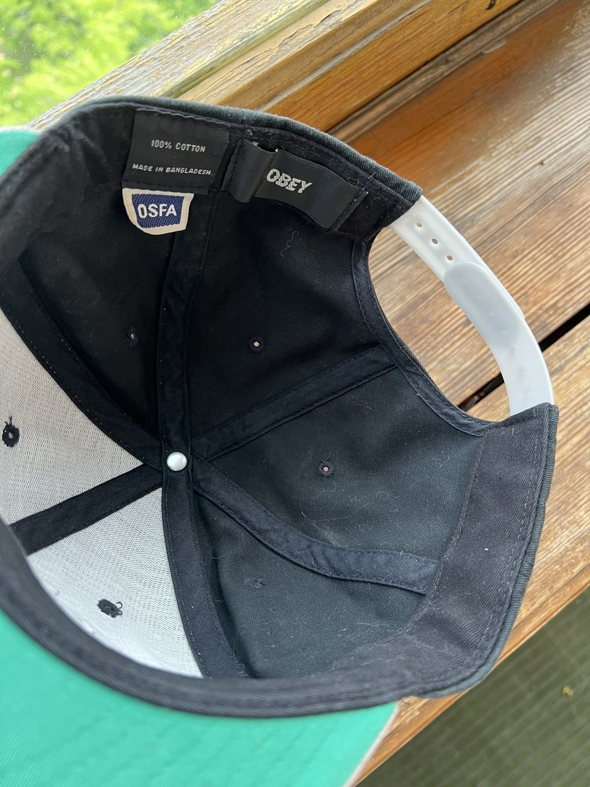 Vintage Vintage Obey Snapback Cap Big Logo Baseball Size ONE SIZE - 16 Thumbnail