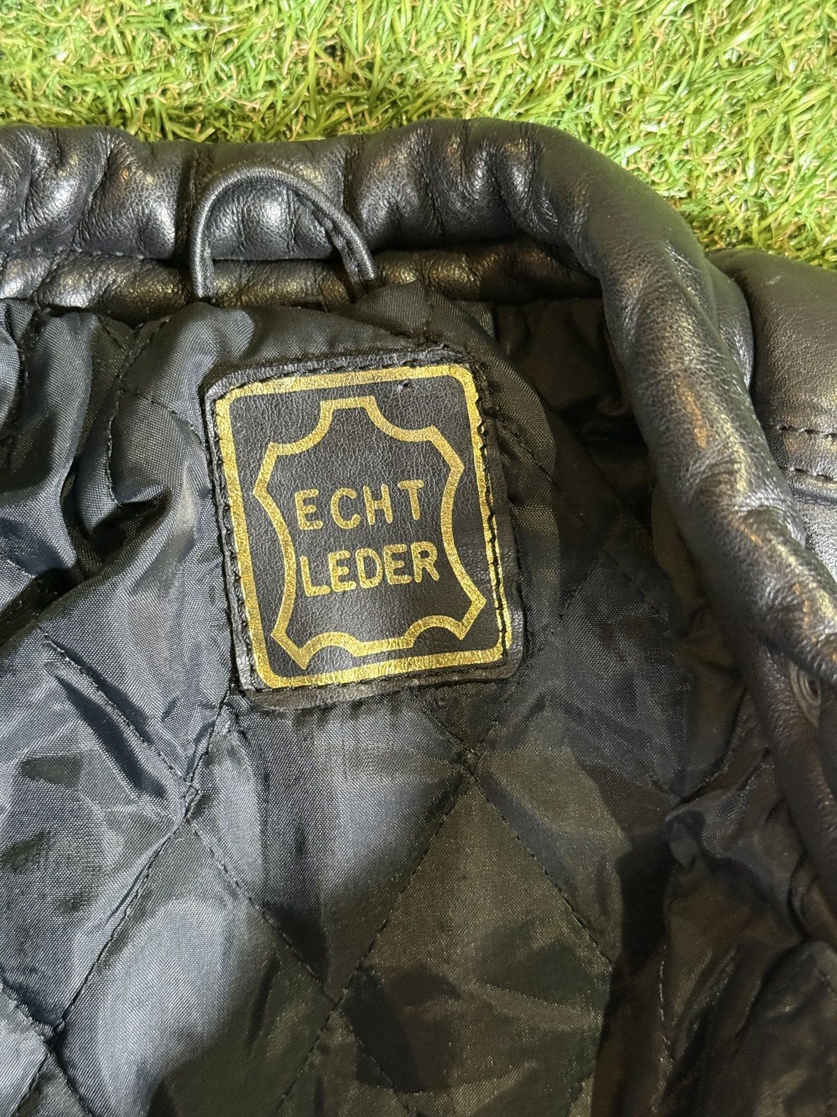 Other Vintage Echt Leder Genuine Leather Biker Jacket Size S / US 4 / IT 40 - 7 Thumbnail