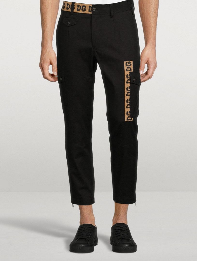 Dolce & Gabbana o1y0125 Logo Cargo Pant in Black Size US 34 / EU 50 - 2 Thumbnail