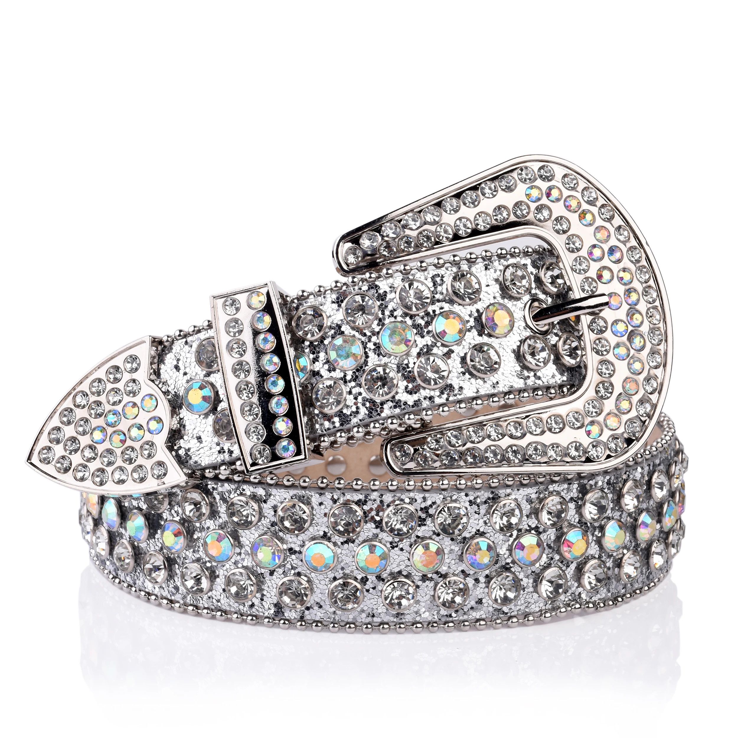 Japanese Brand Punk Rhinestone Crystal Belt Size ONE SIZE - 1 Thumbnail
