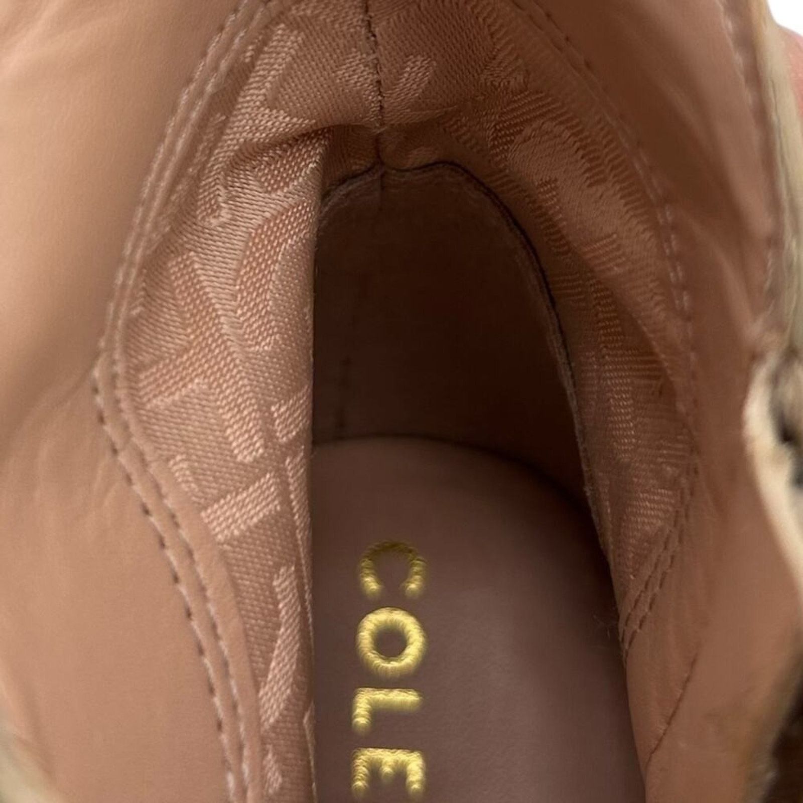 Cole Haan Cole Haan Tan Suede Block Heel Ankle Booties Size 5B Size US 5 / IT 35 - 9 Thumbnail