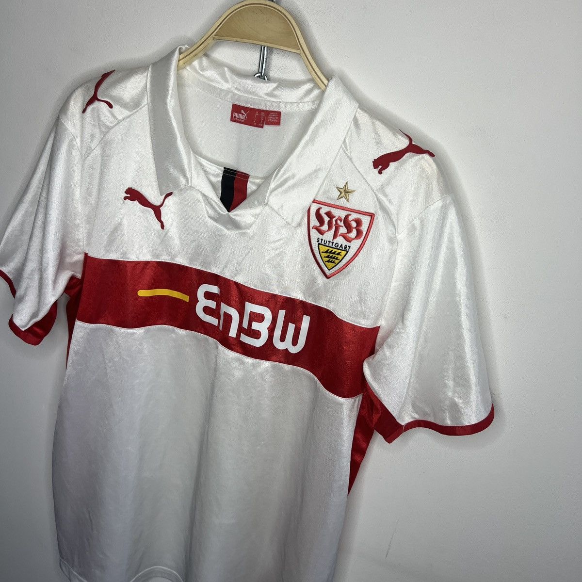 Puma ⚽️BLOKECORE VFB STUTTGART PUMA VINTAGE JERSEY Size US M / EU 48-50 / 2 - 2 Thumbnail