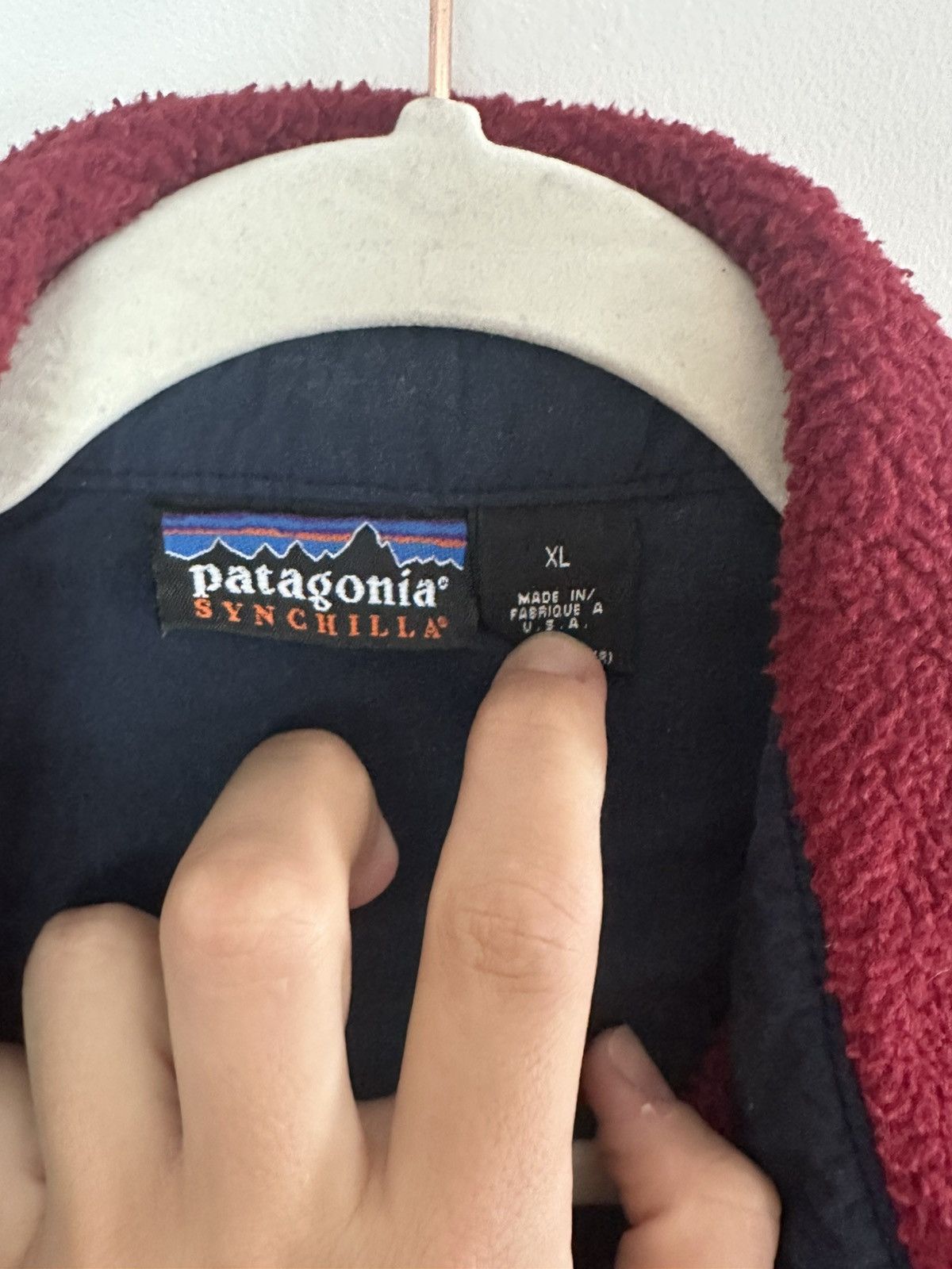 Patagonia Vintage Patagonia Shearling Fleece Synchilla Overshirt - XL Size US XL / EU 56 / 4 - 2 Thumbnail