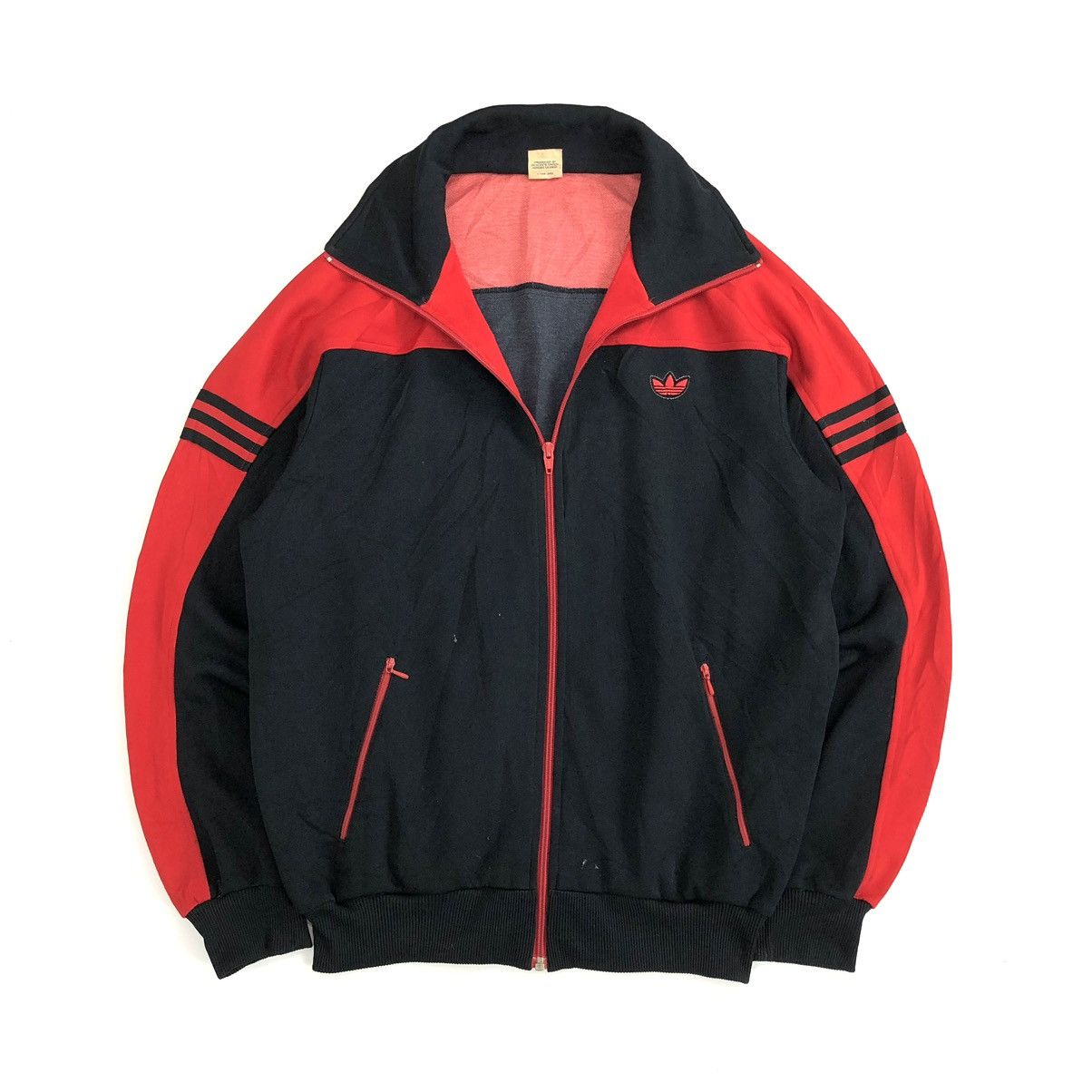 トップス vintage adidas decente track jer sey 70s Vintage Adidas Track Jacket Made In West Germany Jersey