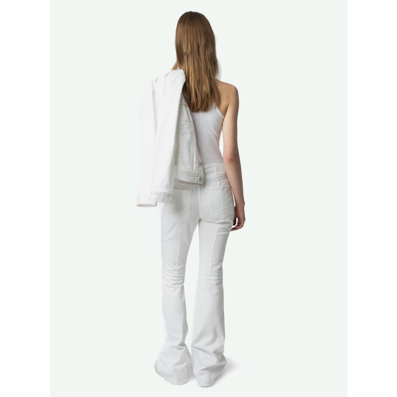 Zadig & Voltaire Zadig & Voltaire Ecume White Bootcut Jeans NWT Size 25 Size 25" / US 0 / IT 36 - 2 Thumbnail