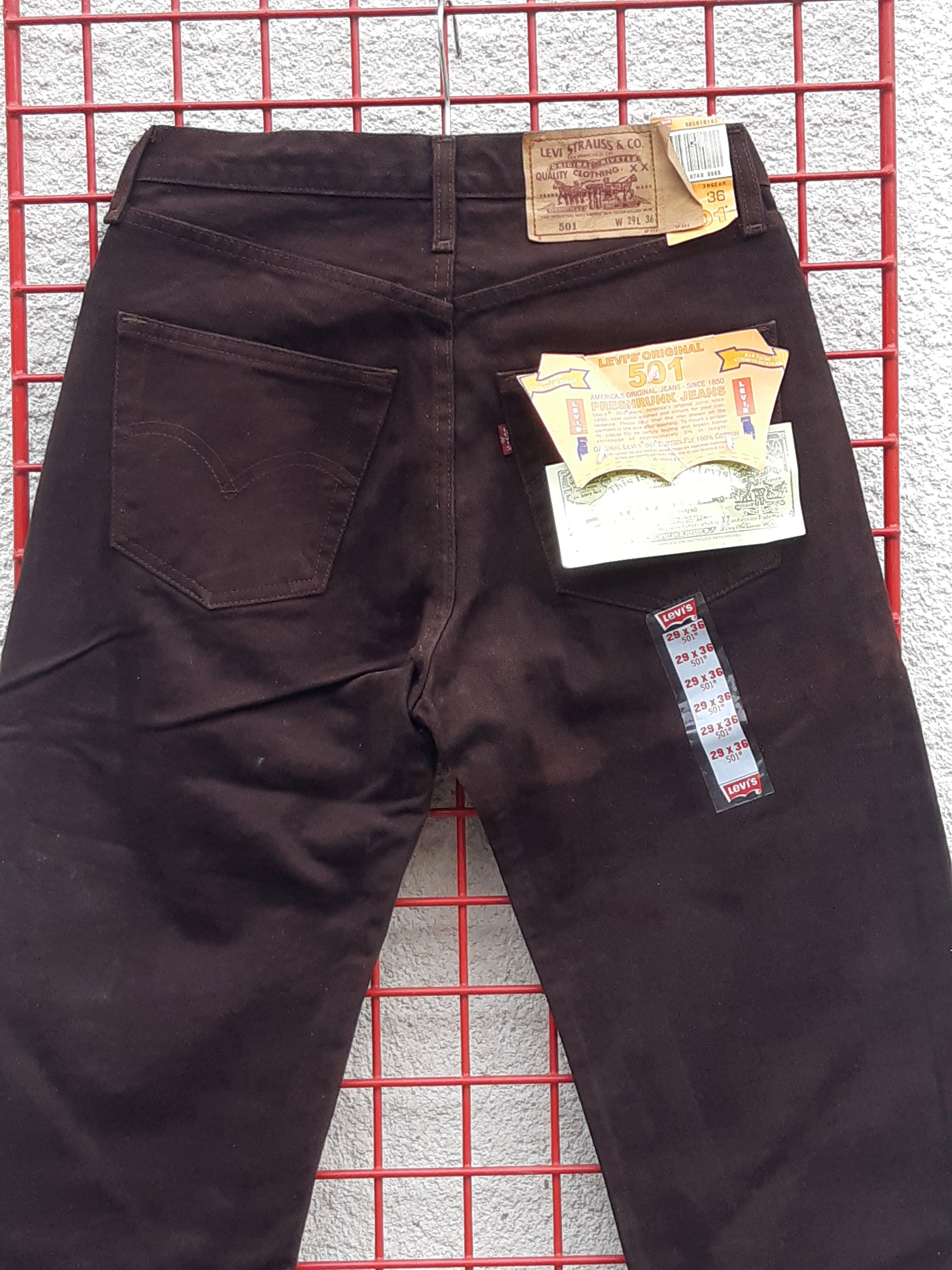 Levi's Vintage 90s LEVIS 501 Jeans USA size W29 L36 NWT Size 29" - 3 Thumbnail