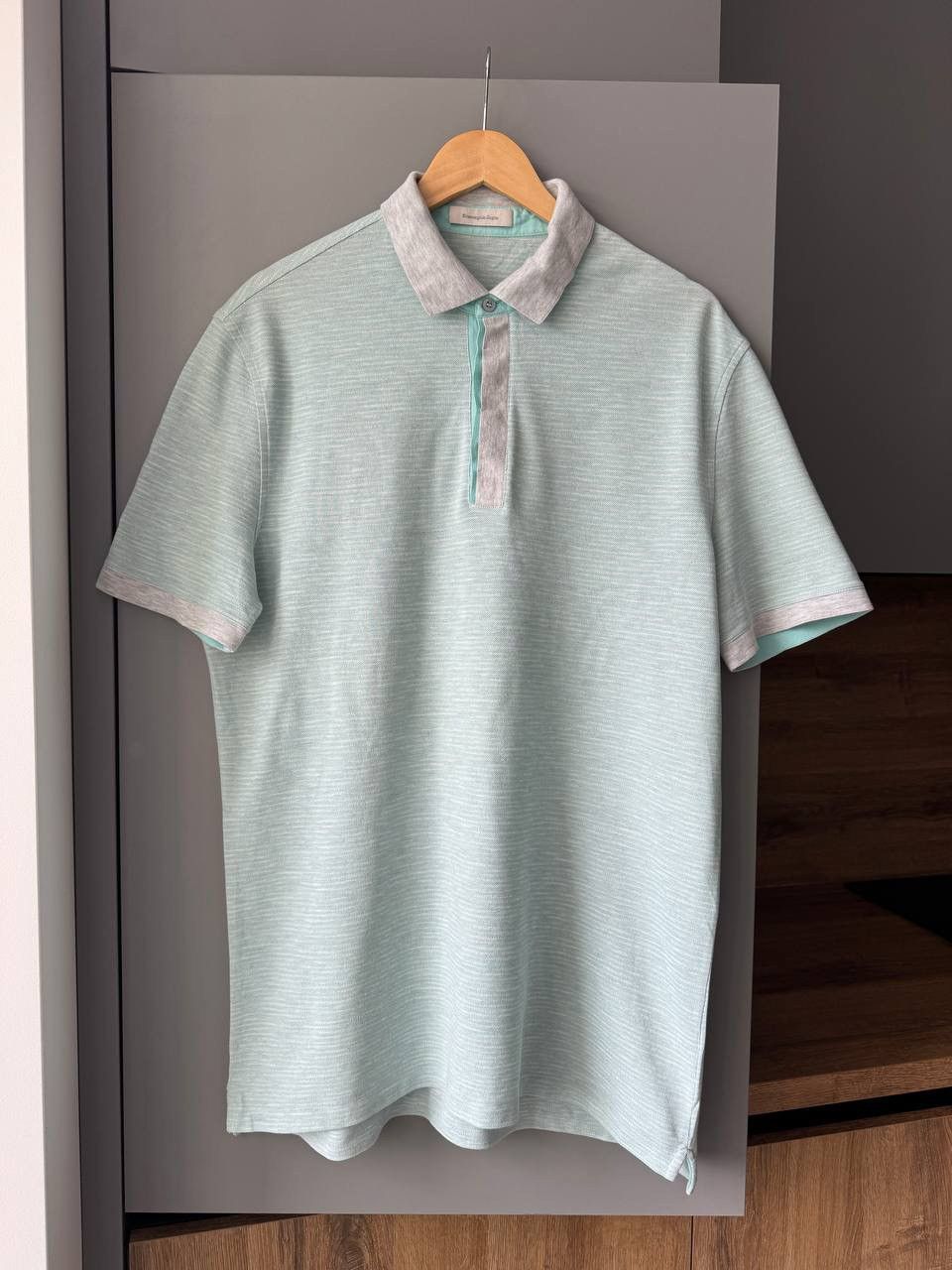 Ermenegildo Zegna × Z Zegna 🇮🇹 Vintage Z Zegna Ermenegildo Zegna Polo T-Shirt Rare Retro Size US XL / EU 56 / 4 - 1 Thumbnail