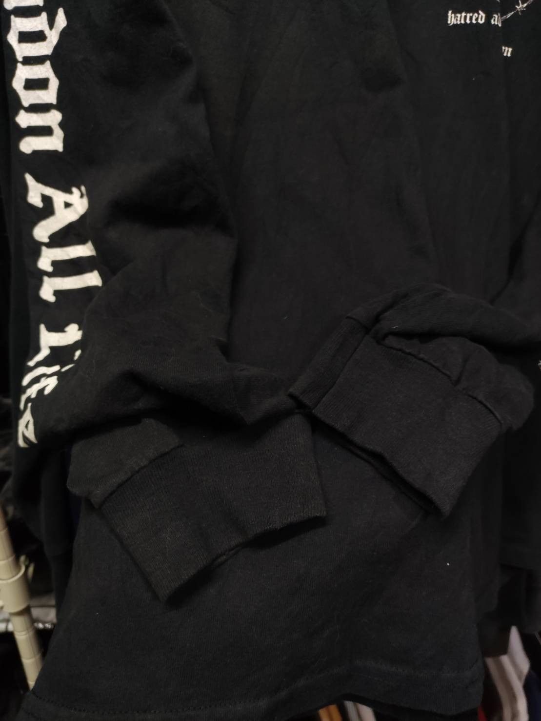 Band Tees Vtg Nails Band " Abandon all Life " Album Promo T-Shirt Size US L / EU 52-54 / 3 - 5 Thumbnail
