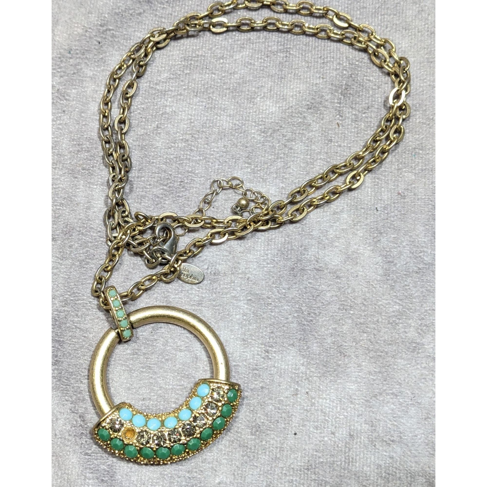 Other Lia Sophia Mirage Rhinestone Embellished Bohemian Pendant Ne Size ONE SIZE - 10 Thumbnail