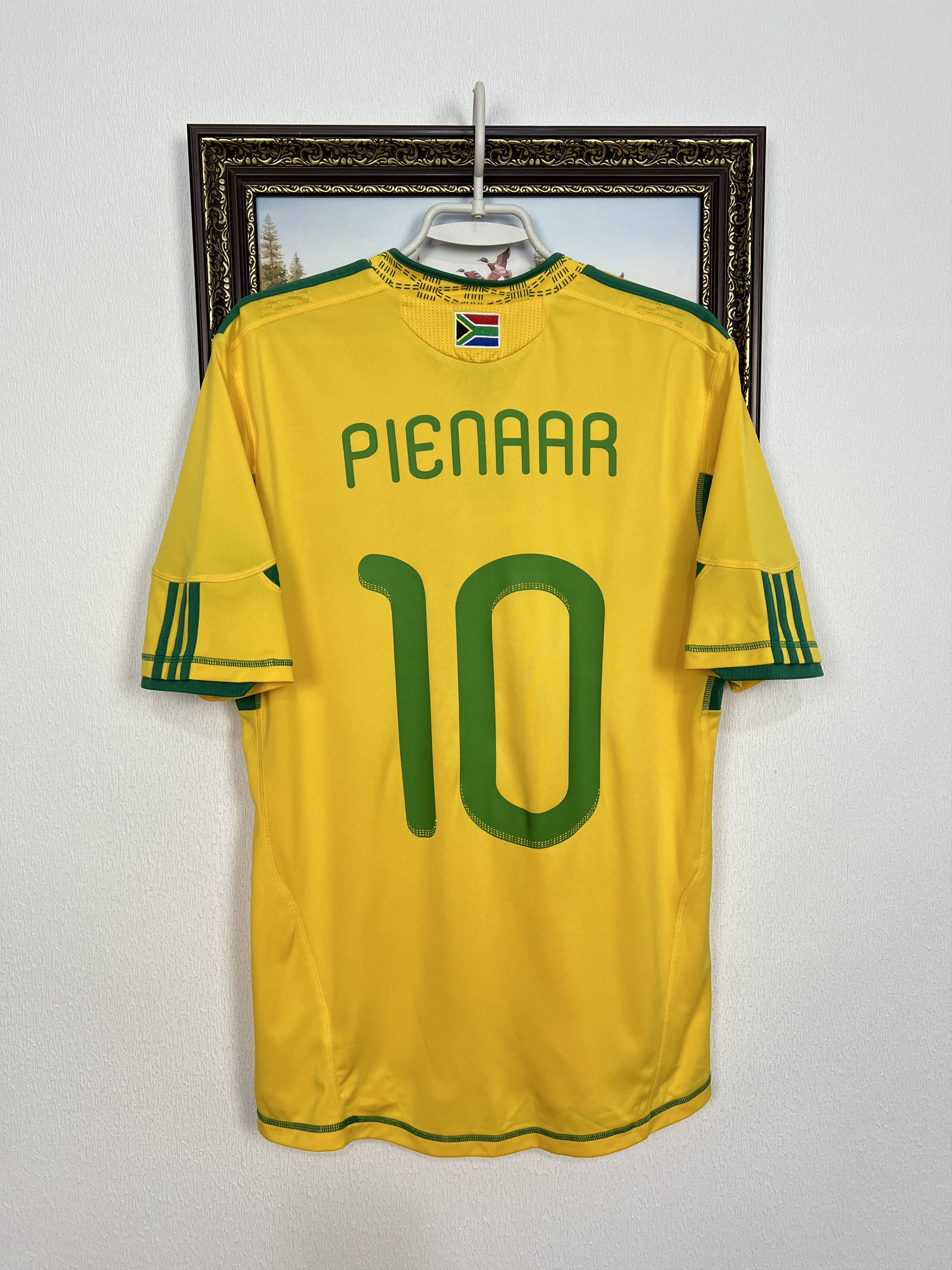 Adidas South Africa football shirt 2010 Soccer #10 Pienaar Jersey Size US M / EU 48-50 / 2 - 8 Thumbnail