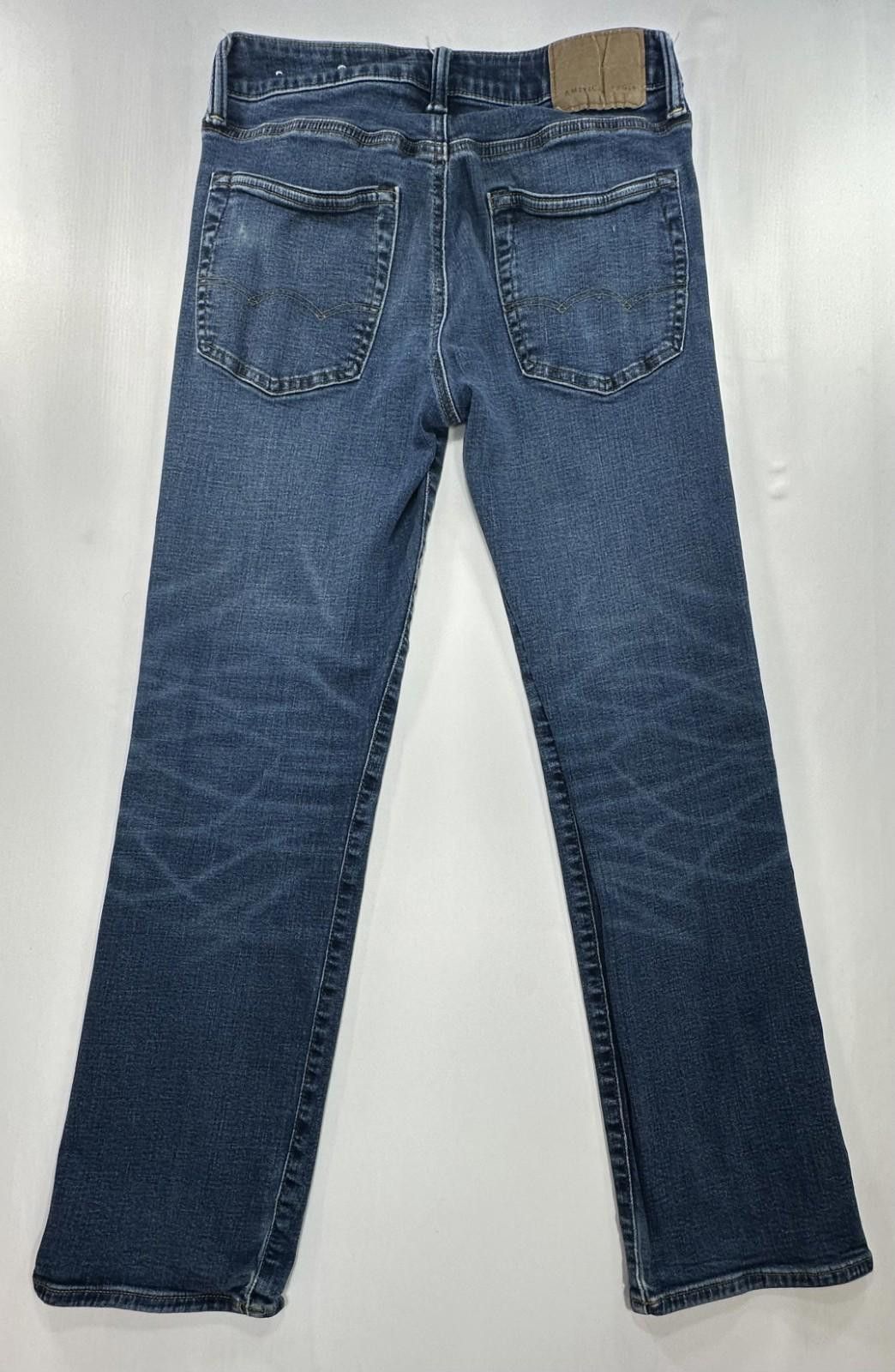 American Eagle Outfitters American Eagle Relaxed Straight Denim Jeans Blue Mens 28/30 Size US 28 / EU 44 - 2 Thumbnail