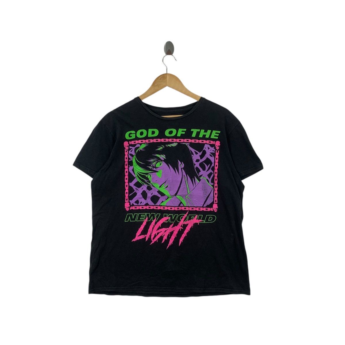 Anime ANIME DEATH NOTE Light Yagami God Of The New World Tee Shirt Size US L / EU 52-54 / 3 - 1 Thumbnail