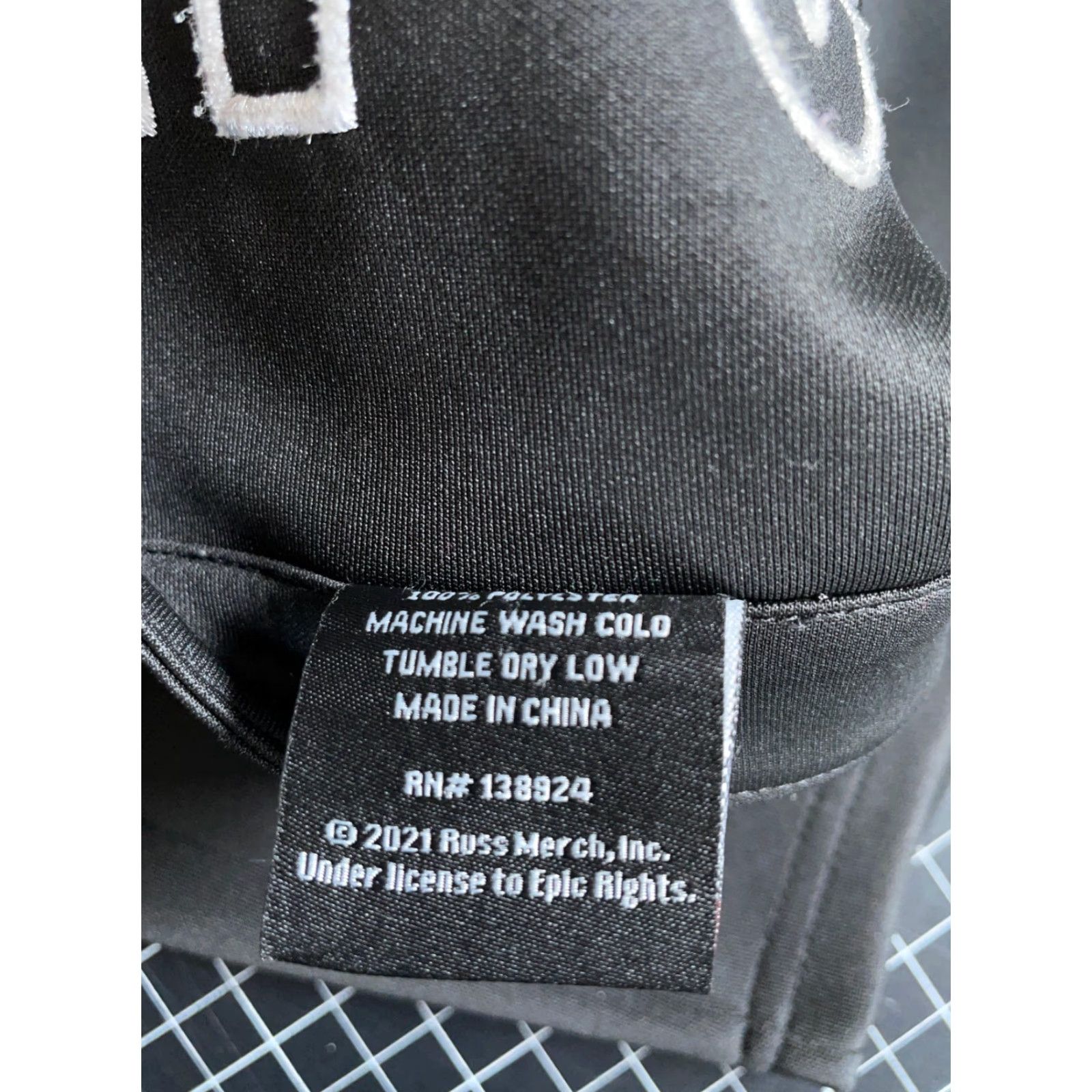 Vintage VINTAGE Russ Psycho Baseball Jersey Mens Large Black Script Embroidered 2021 Hip Hop Retro Baseball Jersey Size US L / EU 52-54 / 3 - 7 Thumbnail