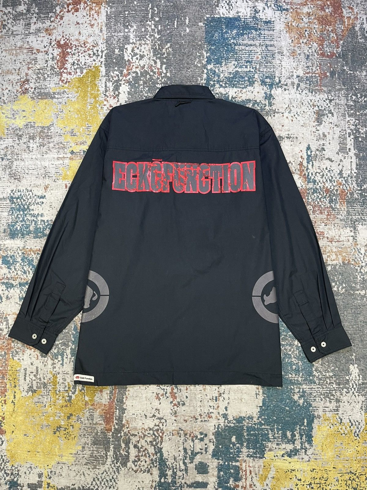 Ecko Unltd. Ecko Function Back Hit Logo Button Up Skate Shirt Size US L / EU 52-54 / 3 - 2 Thumbnail