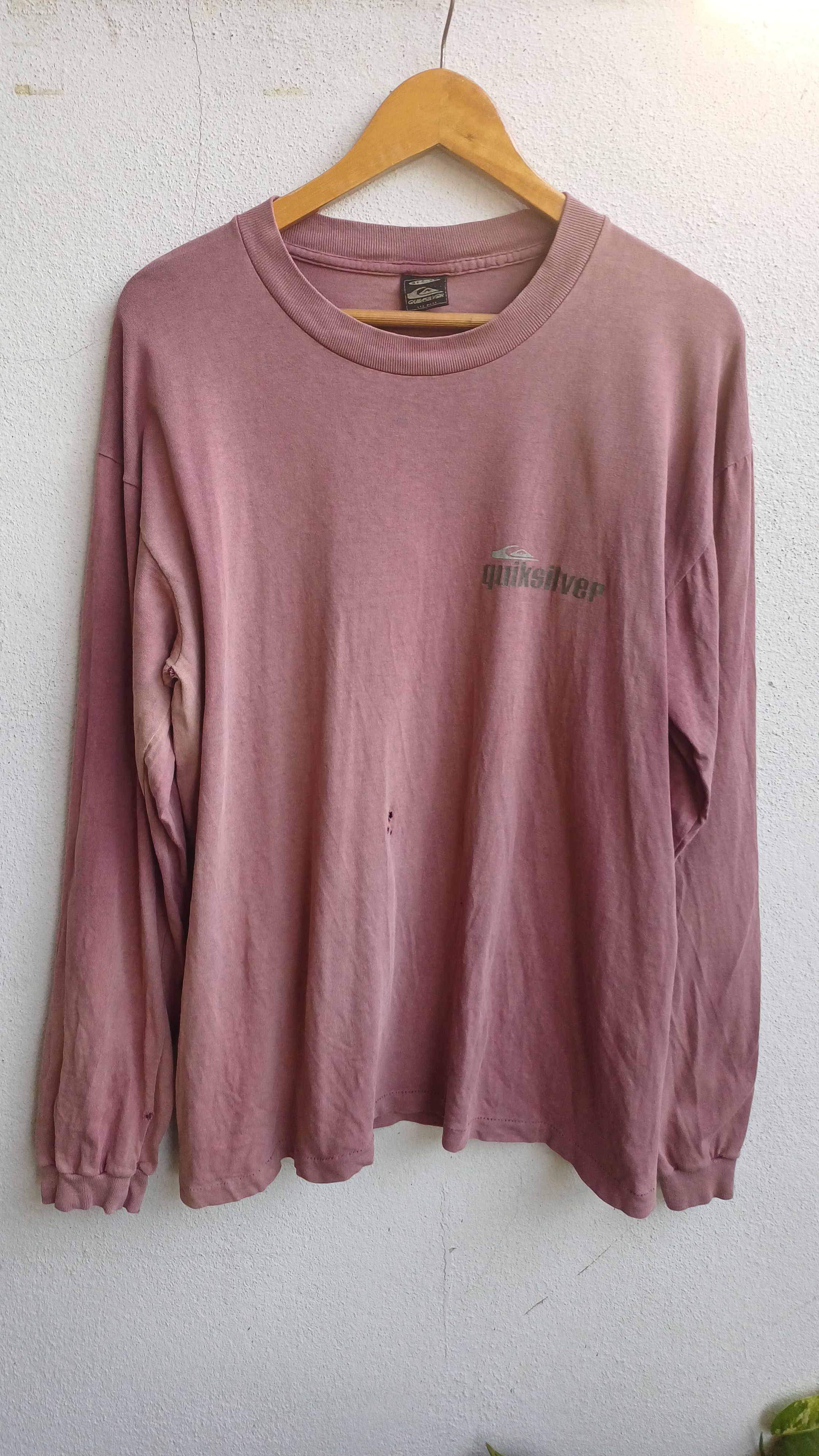 Vintage Vintage 90's Distressed Long Sleeve Tee Size US M / EU 48-50 / 2 - 1 Thumbnail