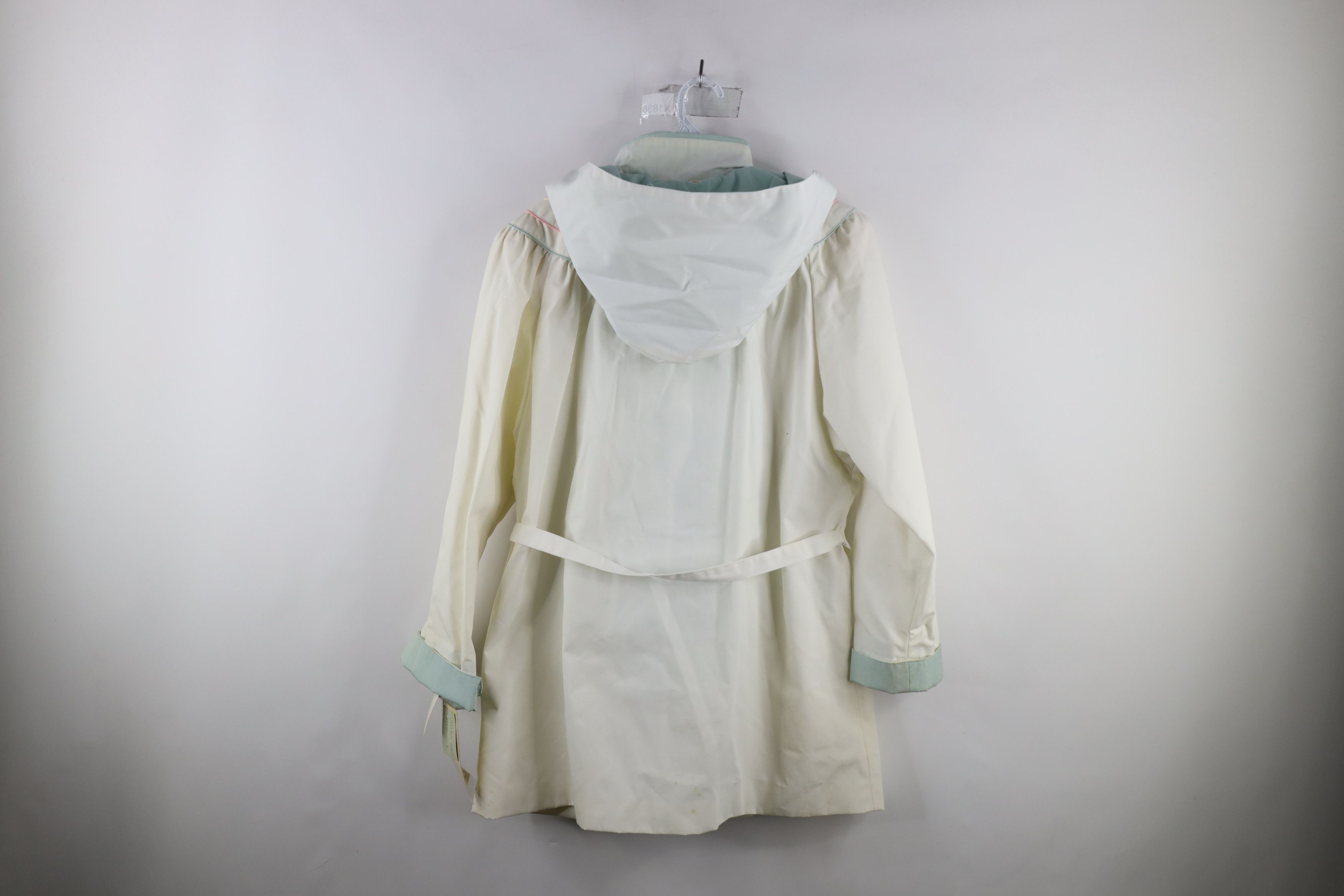 Vintage Deadstock Vintage 90s Streetwear Pastel Hooded Jacket Coat Size L / US 10 / IT 46 - 16 Thumbnail
