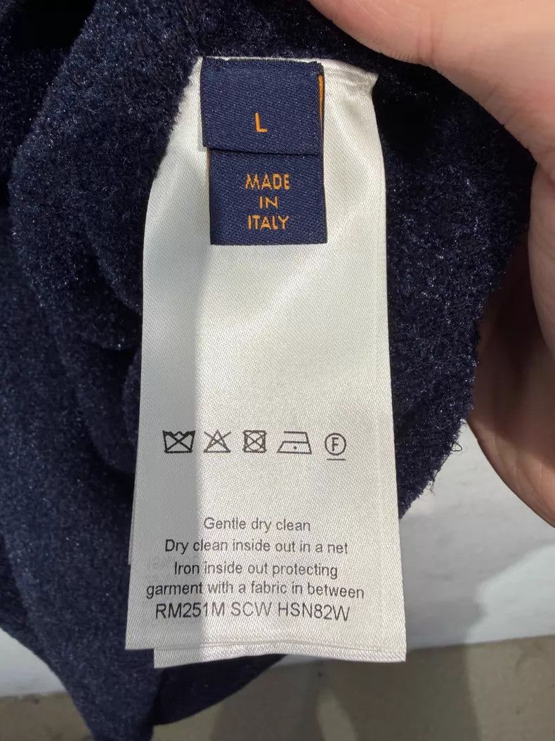 Louis Vuitton Louis Vuitton Dark Blue Flocked Patchwork Full Embossed Sh Size US L / EU 52-54 / 3 - 5 Thumbnail