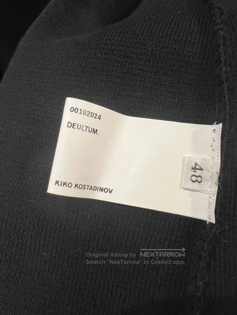 Kiko Kostadinov Kiko Kostadinov UGO KNITTED BLAZER Size 48L - 3 Thumbnail