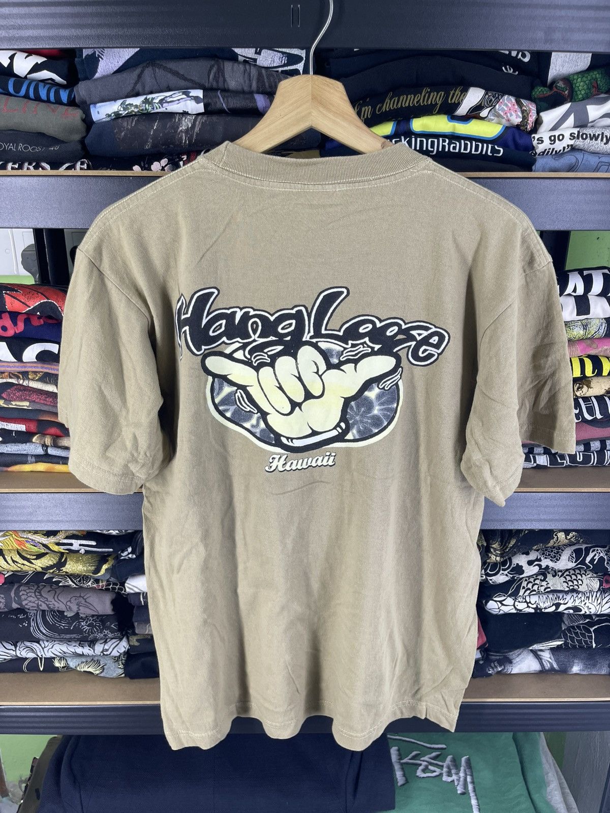 Vintage Vintage Hawaii Hang Loose Shirt Tee Size US M / EU 48-50 / 2 - 6 Thumbnail