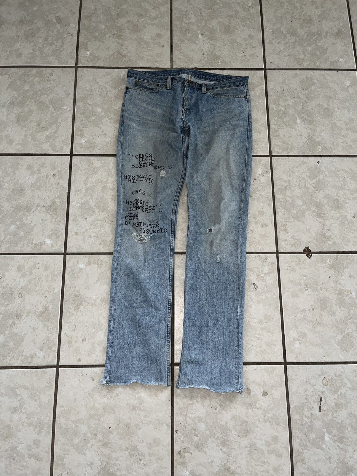 Hysteric Glamour hysteric glamour chaos bringer denim Size US 30 / EU 46 - 1 Thumbnail