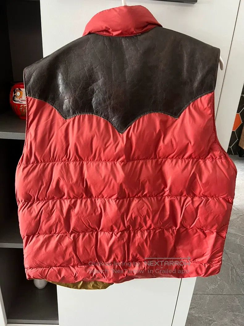 RRL Ralph Lauren RRL Ralph Lauren Down vest, vest, patchwork leather Size US M / EU 48-50 / 2 - 4 Thumbnail