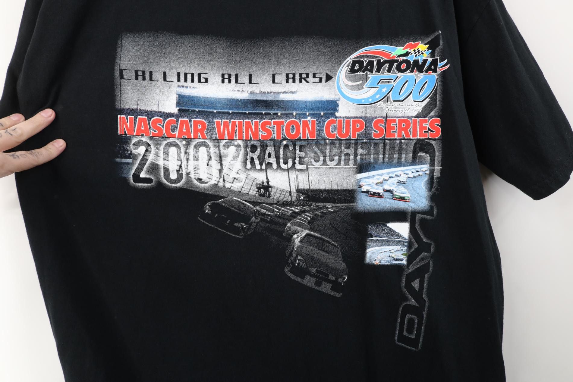 Vintage Vintage Y2K NASCAR Winston Cup Series Daytona 500 T-Shirt Size US L / EU 52-54 / 3 - 4 Thumbnail