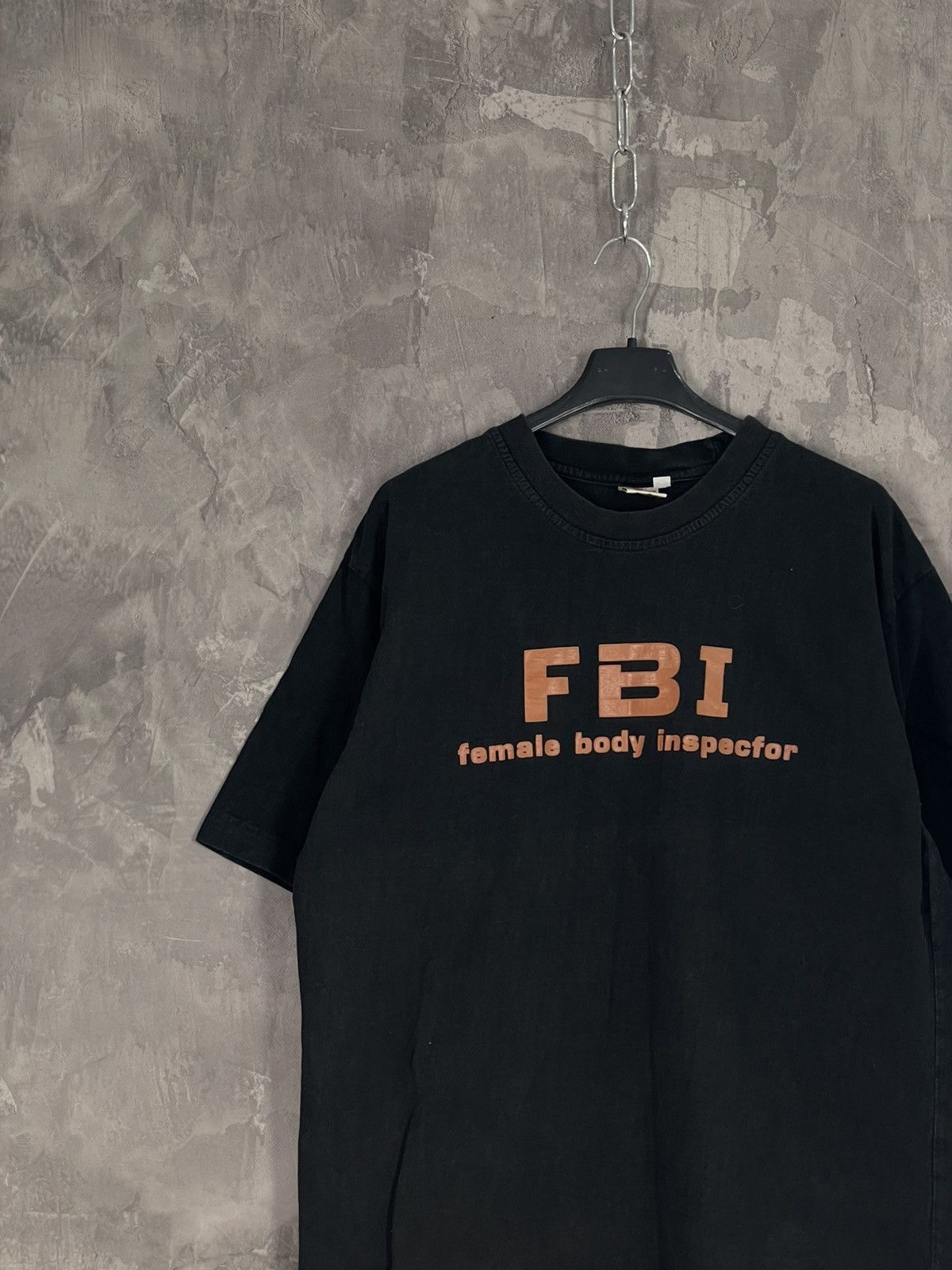 Faded Glory × Vintage FADED VINTAGE FBI FEMALE BODY INSPECTOR T SHIRT Size US L / EU 52-54 / 3 - 3 Thumbnail