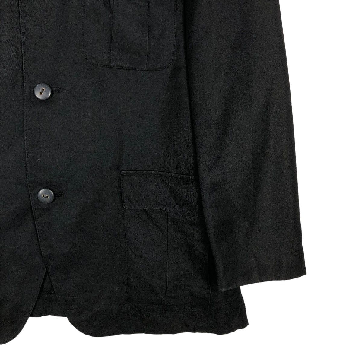 Issey Miyake 🔥RICH BLACK ICONIC CHORE JACKET ISSEY MIYAKE CARGO POCKETS Size US M / EU 48-50 / 2 - 6 Thumbnail
