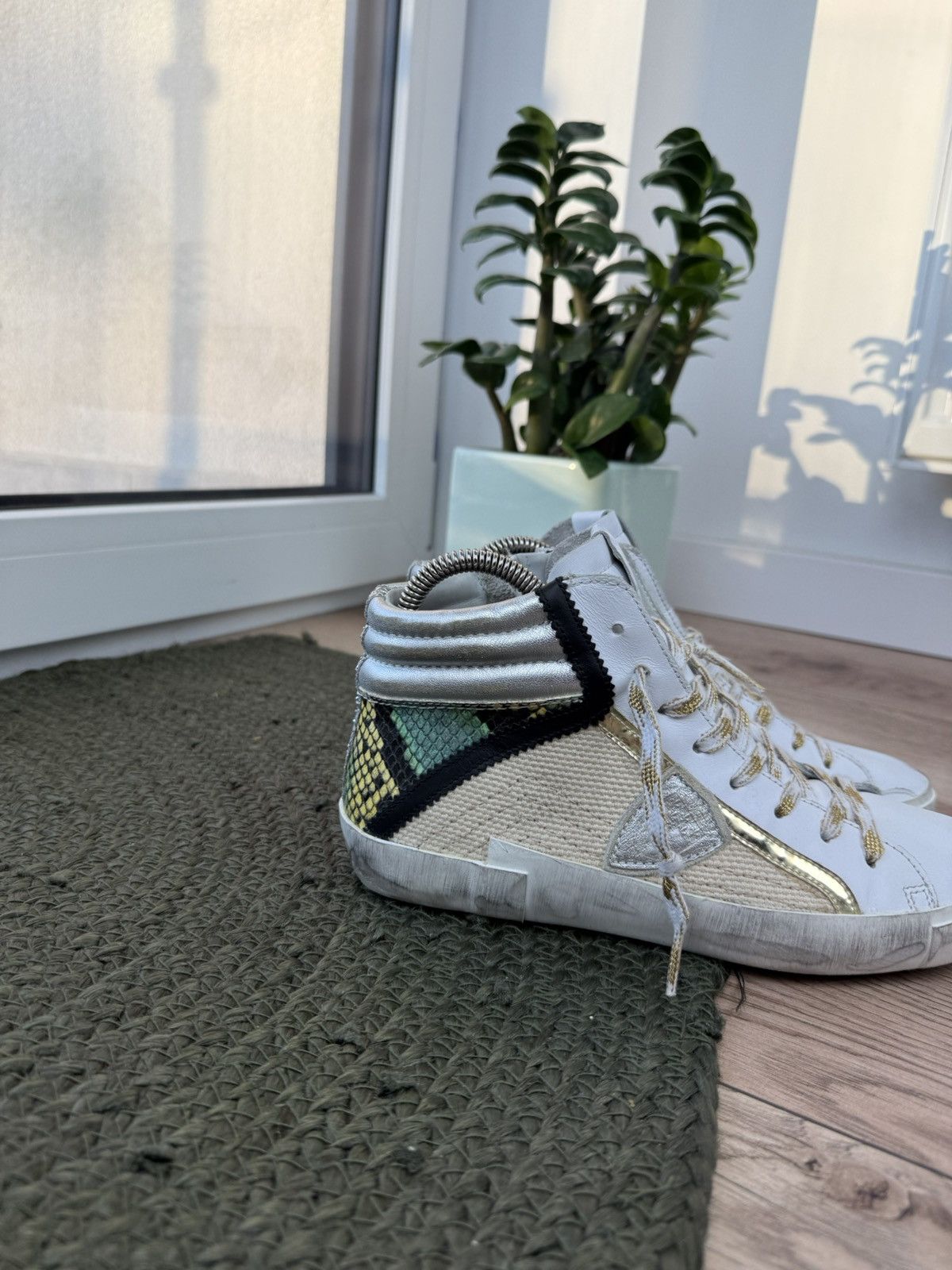 Philippe Model Philippe Model Paris Hi-Top Brown Suede Zip Sneakers Size US 9 / IT 39 - 2 Thumbnail