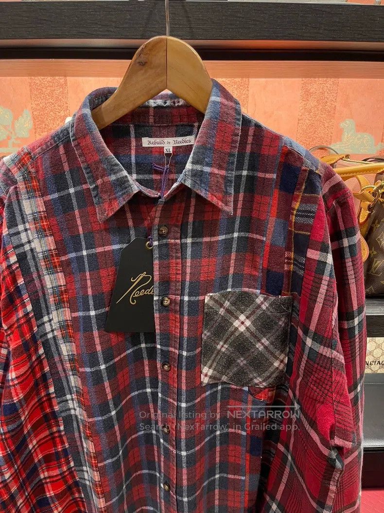 Needles Needles All hand patchwork shirt Size US XL / EU 56 / 4 - 2 Thumbnail