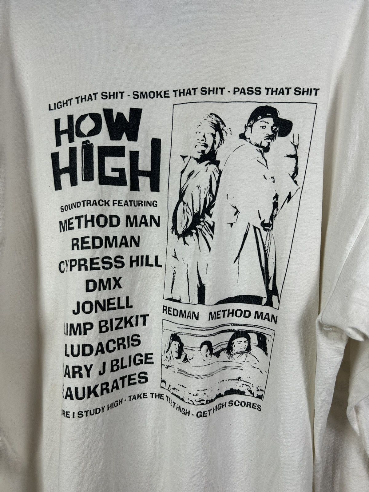 Gildan Vintage How High Got Blunt? 2001 Promo Movie Longsleeve Size US XL / EU 56 / 4 - 23 Thumbnail