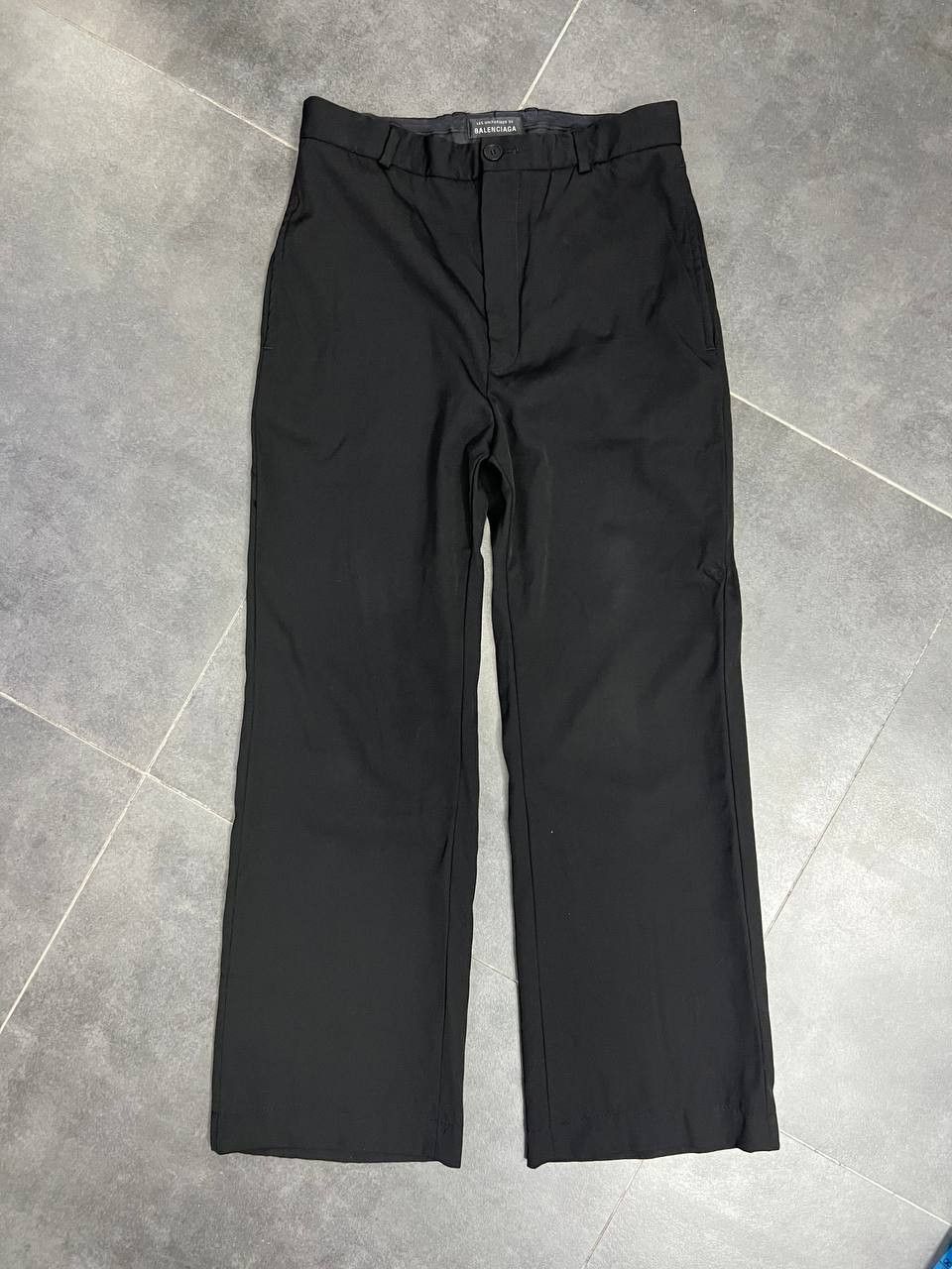 Balenciaga Balenciaga Uniform flared wide leg trousers pants Size 29" - 4 Thumbnail