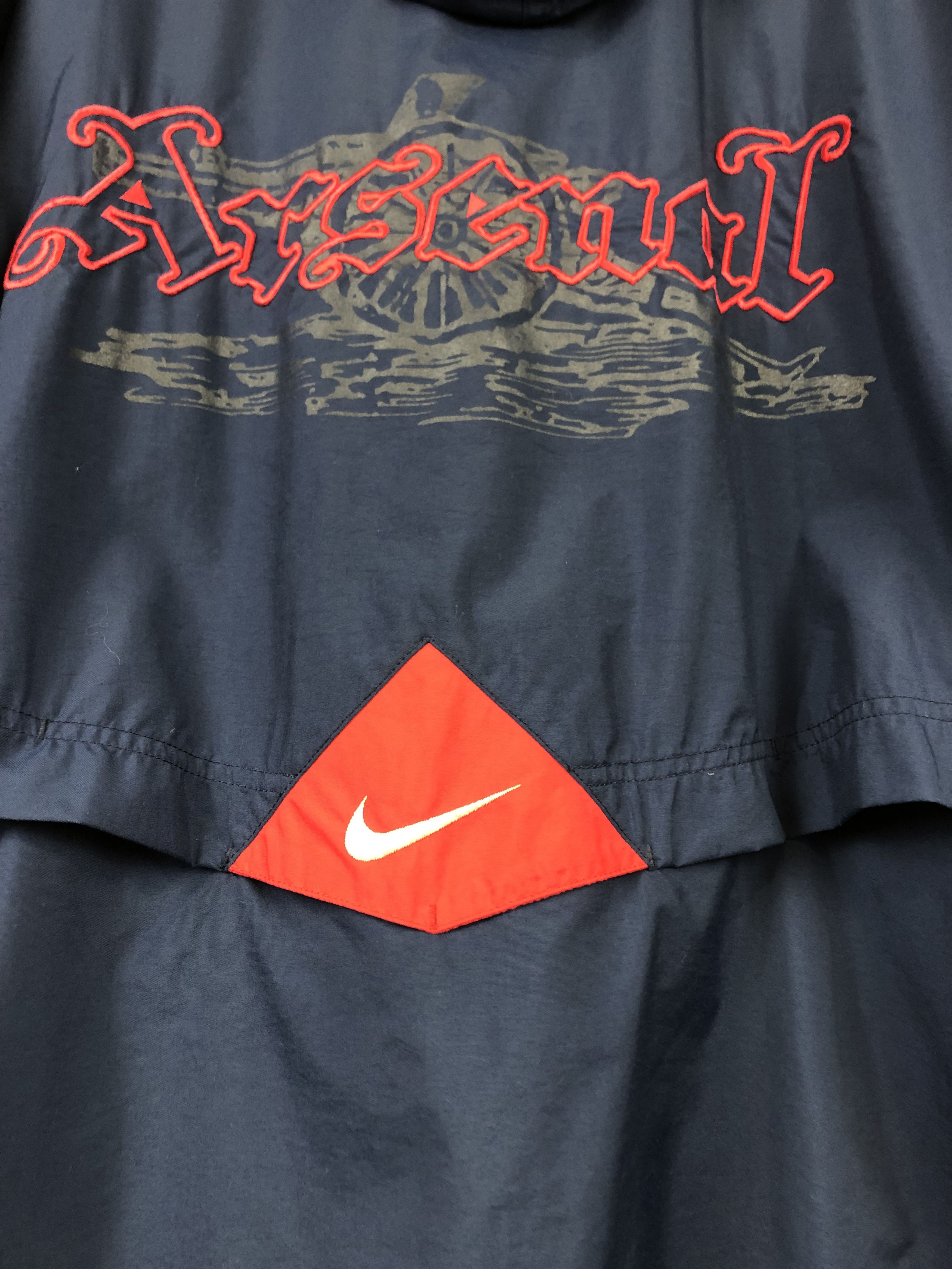 Nike Vintage Arsenal Football Jacket Gunners Rare Windbreaker Size US M / EU 48-50 / 2 - 19 Thumbnail
