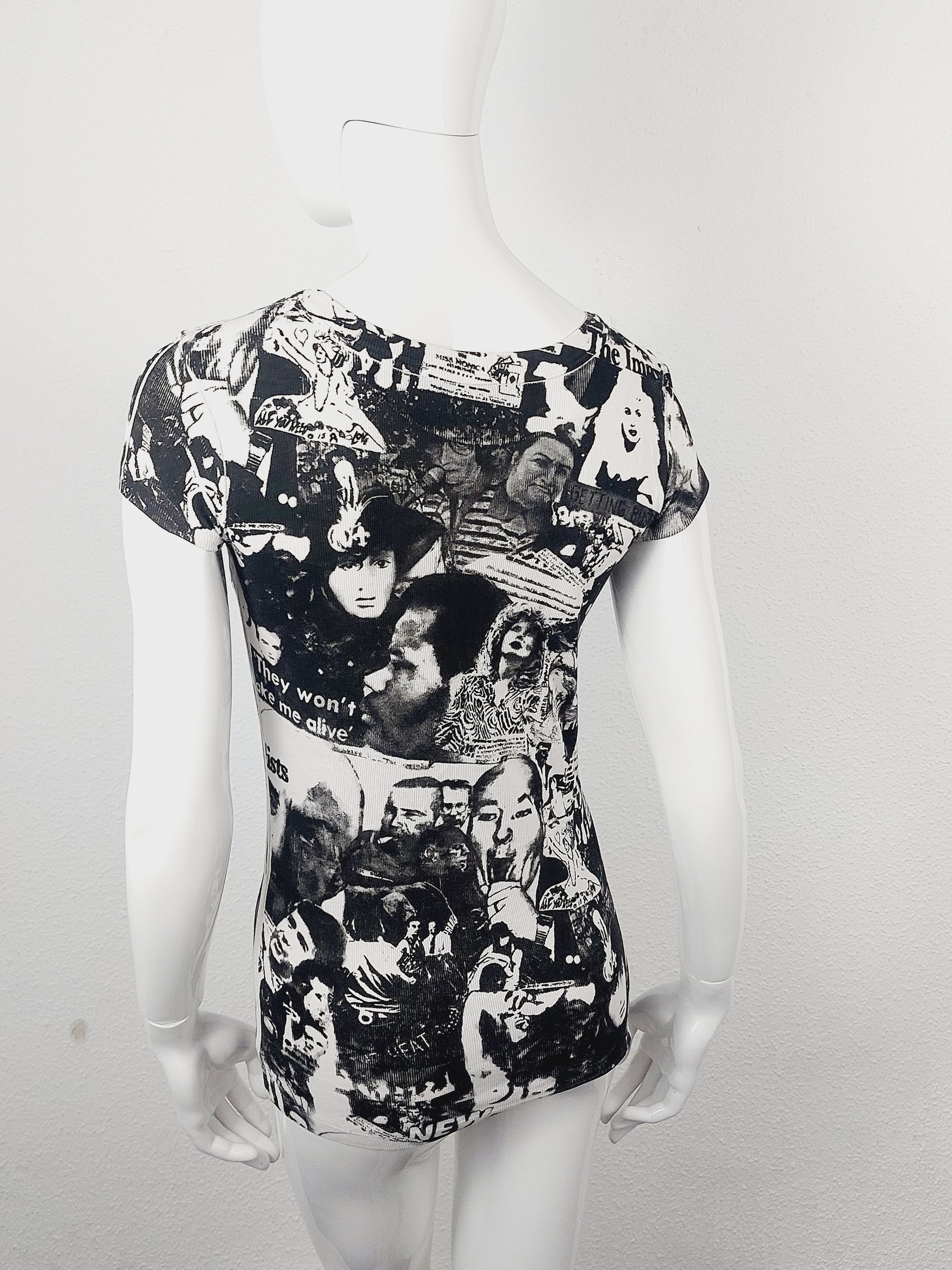 Dolce & Gabbana Dolce and Gabbana D&G Newspaper Faces Gazette Journal Top Size US S / EU 44-46 / 1 - 13 Thumbnail