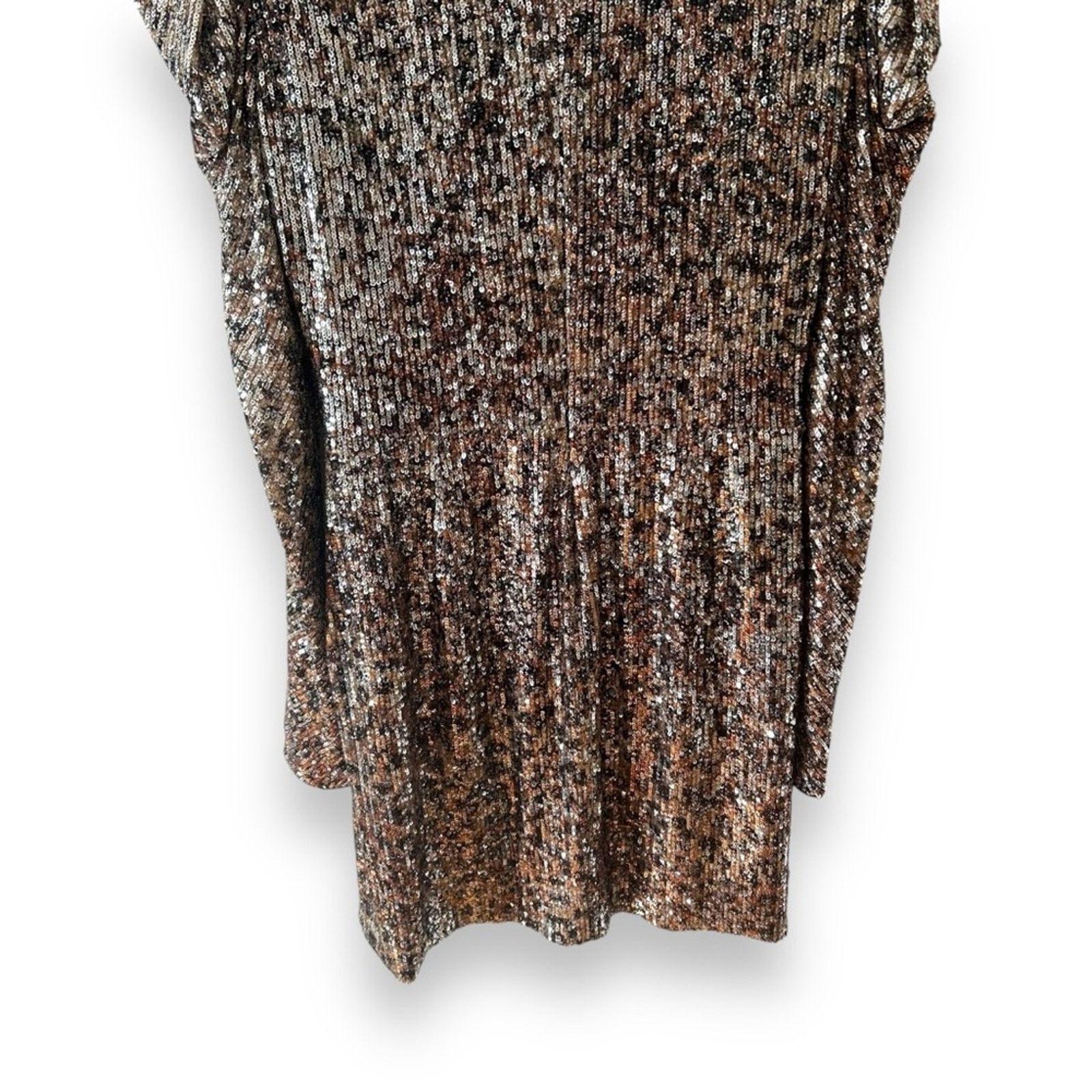 NWOT Jonathan Simkhai Mallory Sequin Mini Halter Dress 4