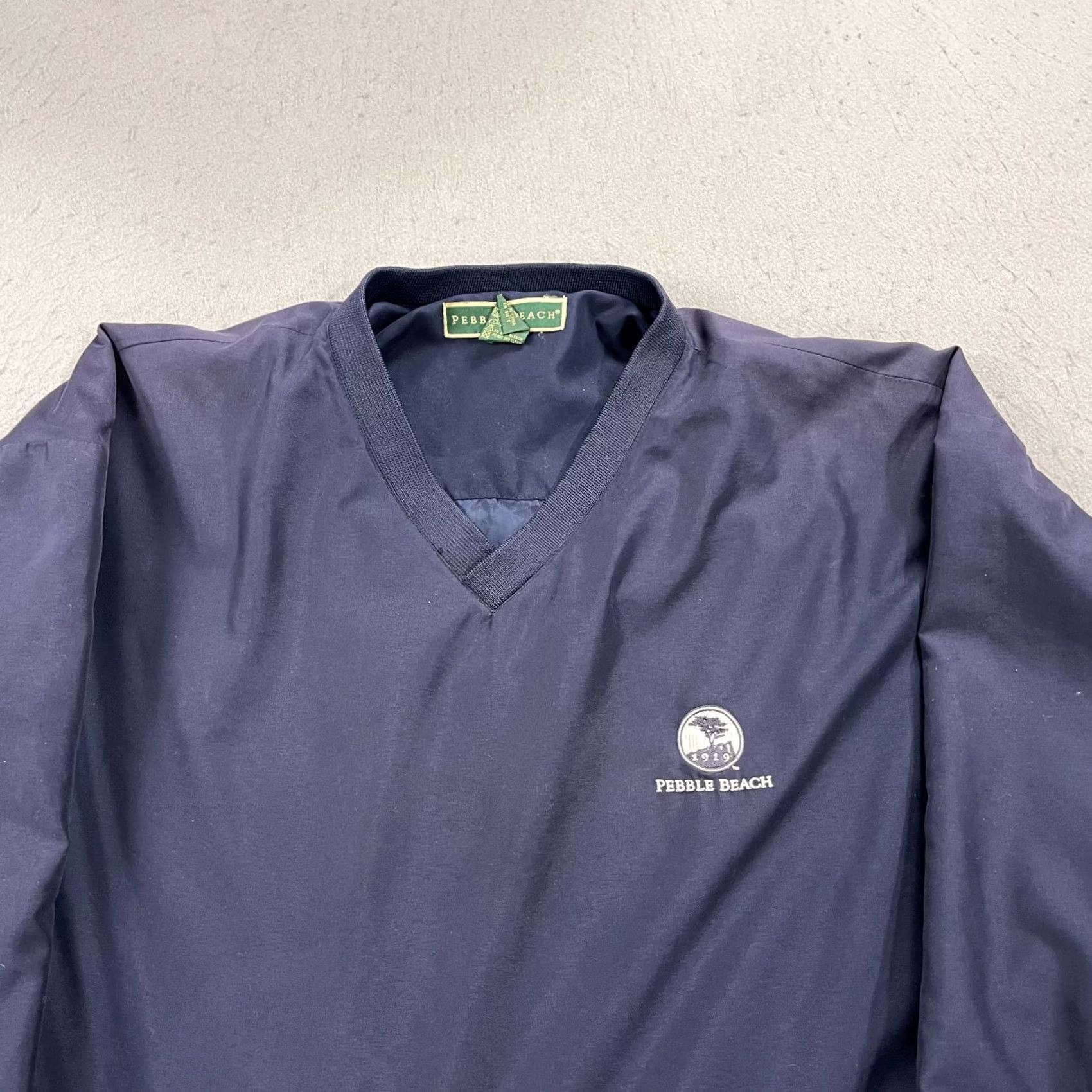 Vintage VINTAGE Pebble Beach Golf Jacket Mens Medium Blue Windbreaker Pullover 90s Size US M / EU 48-50 / 2 - 3 Thumbnail