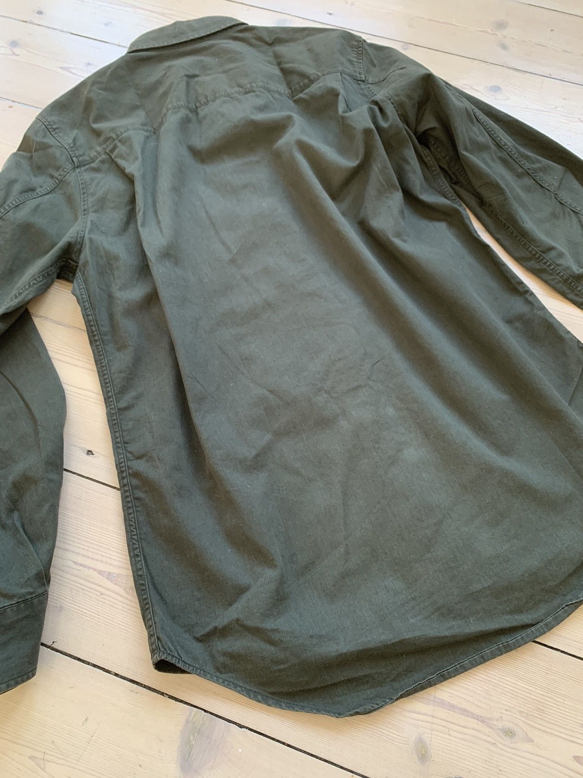 Helmut Lang Helmut Lang 90s button-up shirt deep green archive Size US M / EU 48-50 / 2 - 6 Thumbnail