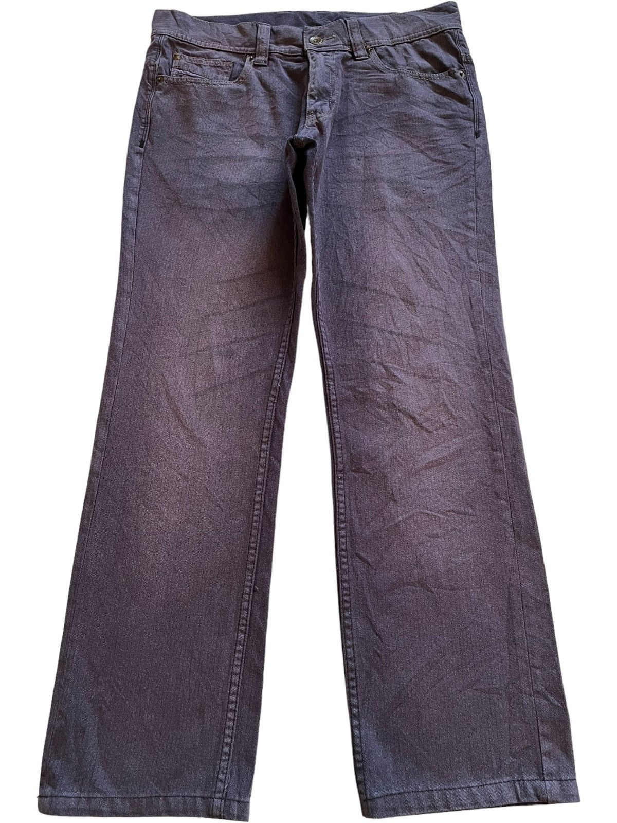 Japanese Brand × semanticdesign Vintage Japanese Semantic Design Striped Lines Jeans Size US 32 / EU 48 - 1 Thumbnail