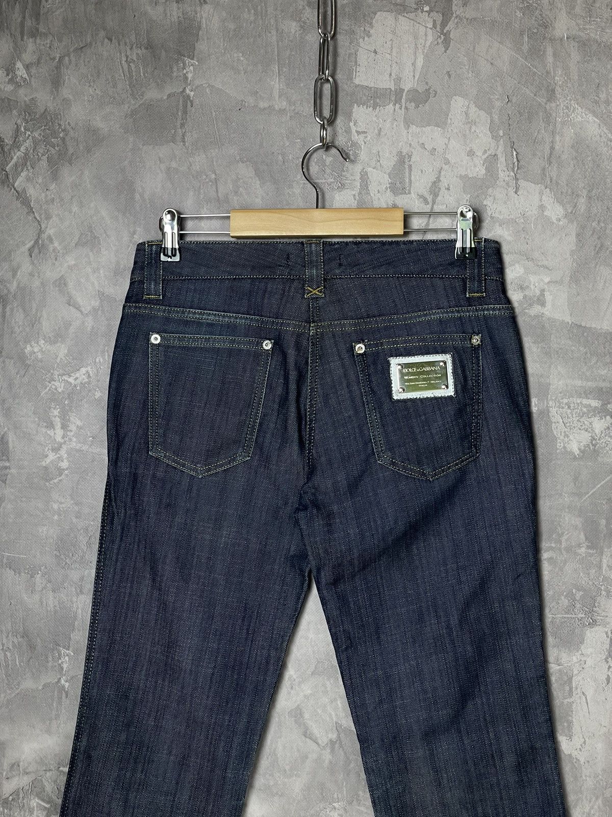 Dolce & Gabbana × Vintage Vintage Dolce&Gabbana Y2K Rare Denim Jeans Size 27" / US 4 / IT 40 - 7 Thumbnail