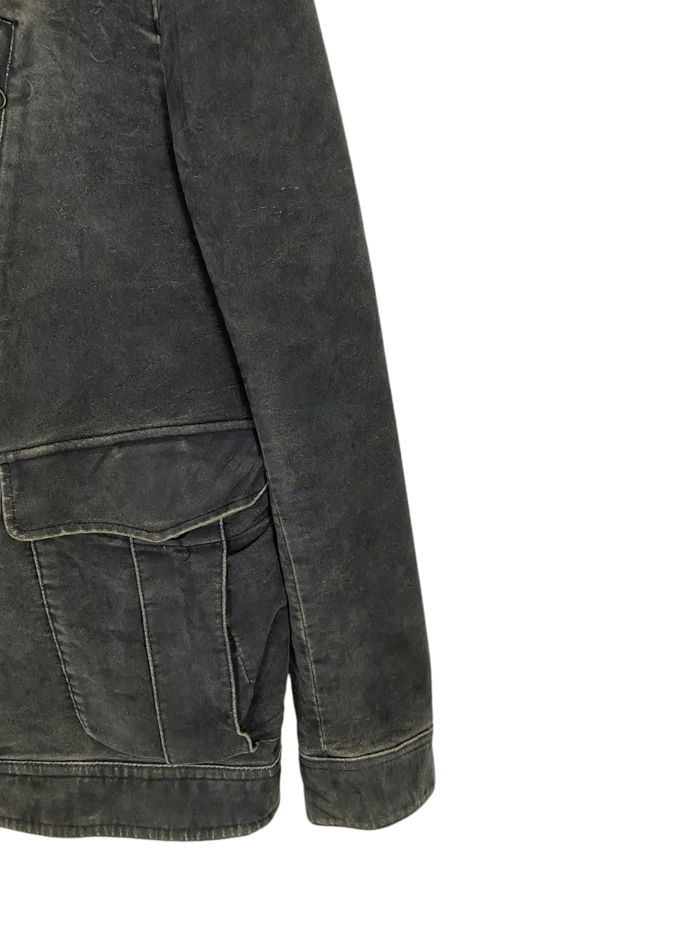 ADAM ET ROPE × Japanese Brand × Vintage Vtg Adam Et Rope Suede Military Jacket Size US S / EU 44-46 / 1 - 5 Thumbnail