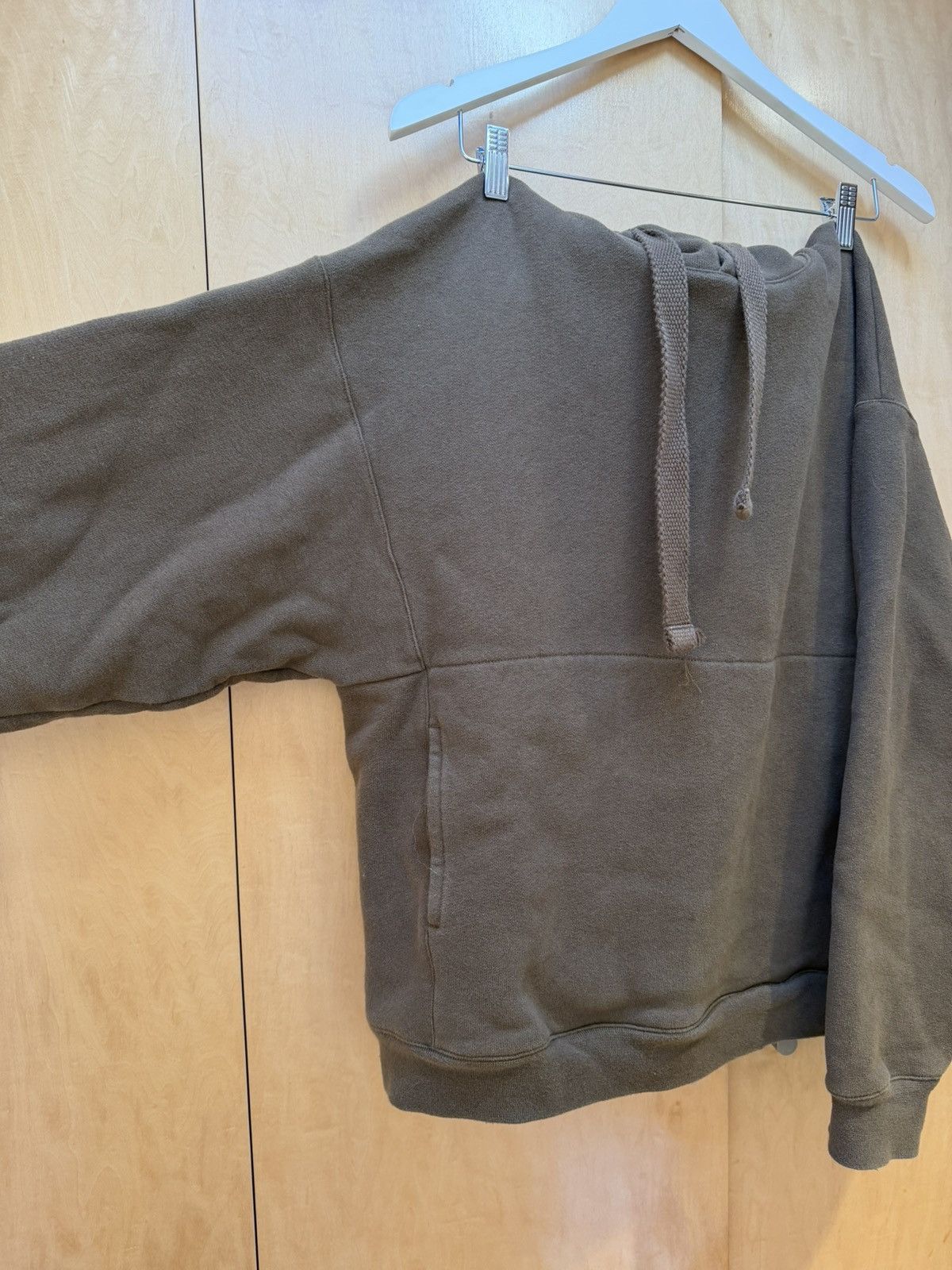Lemaire Oversized Cropped Hoodie Size US L / EU 52-54 / 3 - 3 Thumbnail