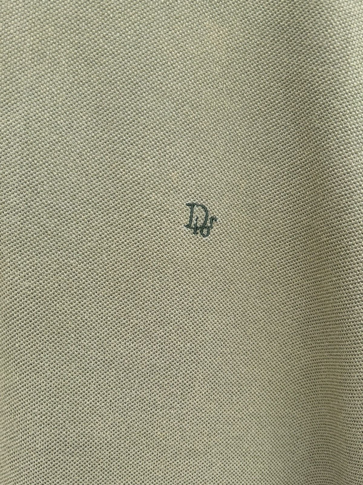 Christian Dior Monsieur Dior Olive Green Polo Tee Vintage Size US L / EU 52-54 / 3 - 6 Thumbnail