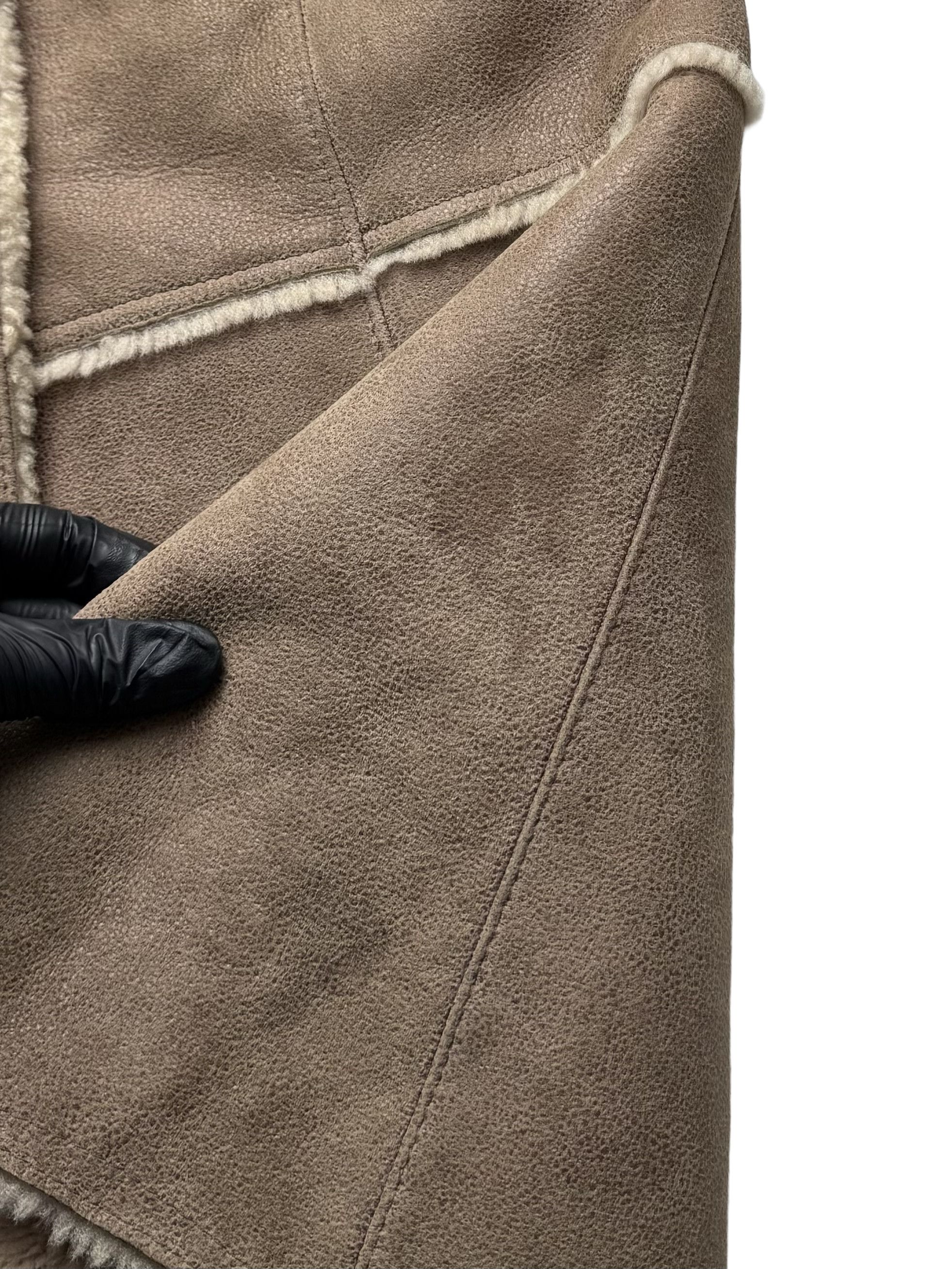 Vintage Vintage Sheepskin Shearling Coat Hooded Long Winter Jacket Size M / US 6-8 / IT 42-44 - 7 Thumbnail